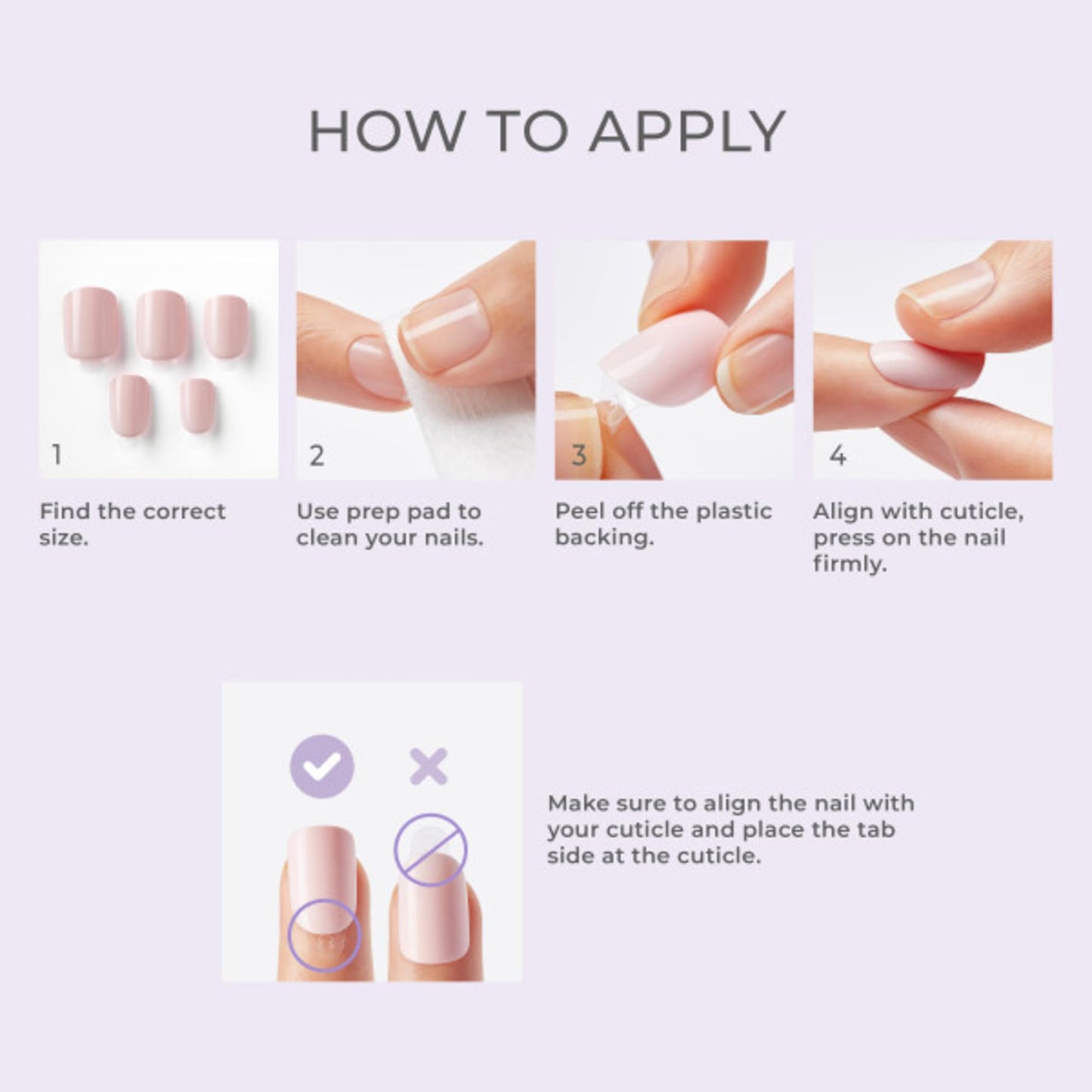Kiss Impress No Glue Mani Press On Nails, Color, 'Frosting', White, Short Size, Squoval Shape, Includes 30 Nails, Prep Pad, Instructions Sheet, 1 Manicure Stick, 1 Mini File