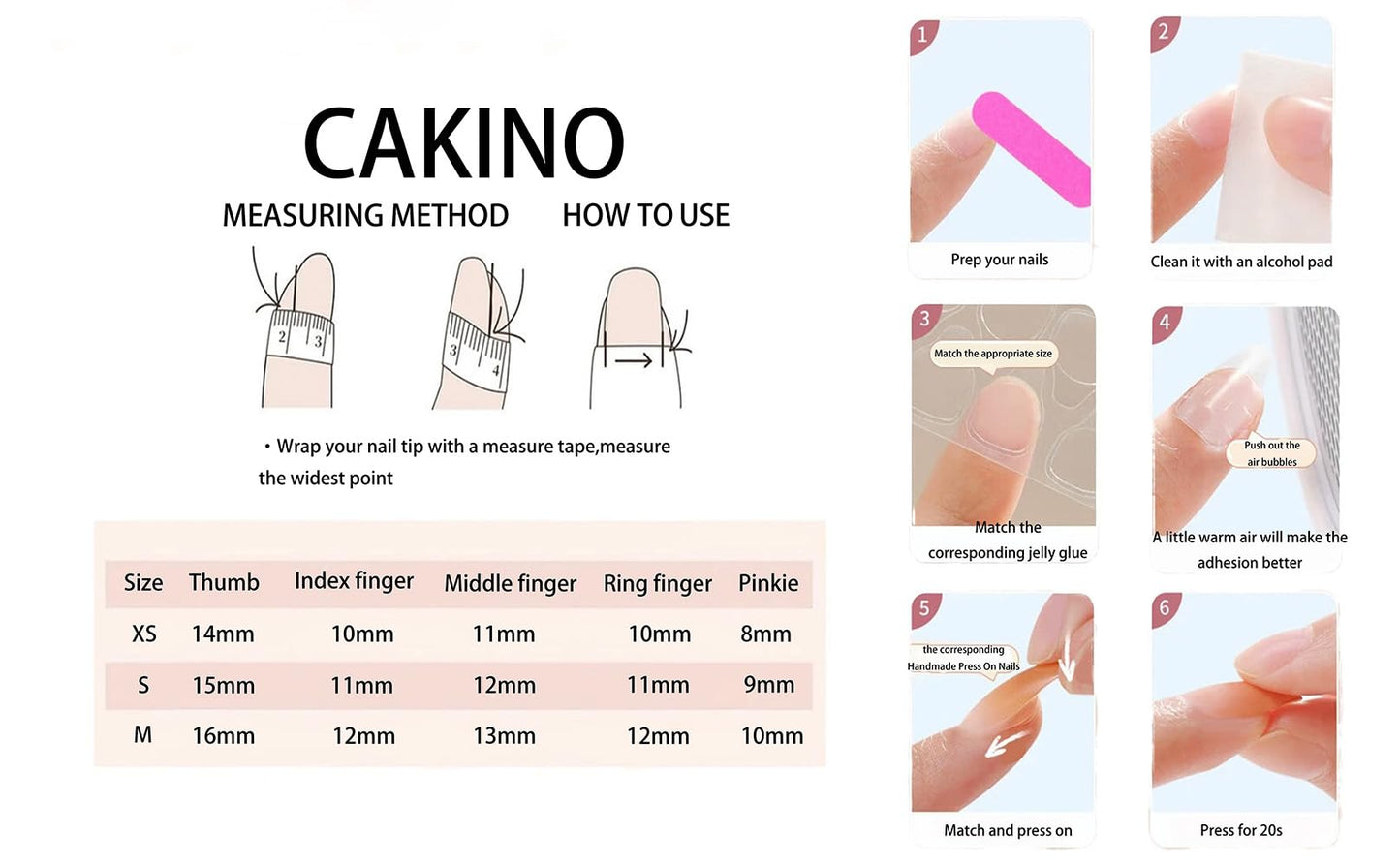 10pcs Short Square Handmade Press On Nails | Elegant Pearl Accent Nude Pink with Glitter Tips,New styles | Skip Salon Trips, Easy to Apply & Remove, Reusable (251104, XS)