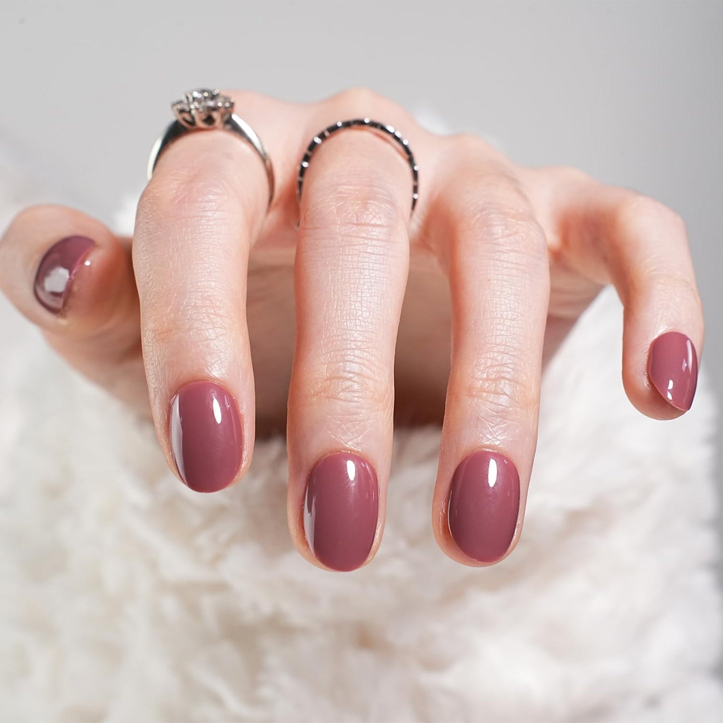 SXC Cosmetics Press On Nails - 012 Mocha Muse | X5 Signature Series - XS Almond X-Pro Tips Fake Nails, Salon Quality Nails 16 Sizes - 160 pieces Nail Kit with Glue