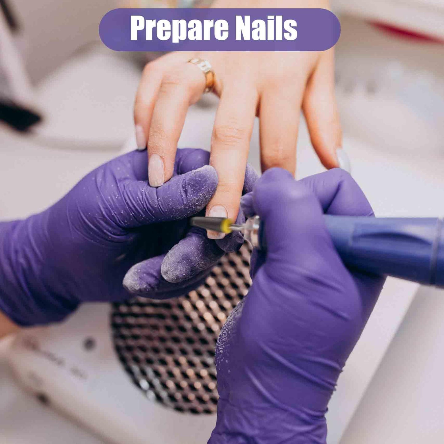 Yakamoz 5Pcs Ceramic Nail Drill Bit Set - 3/32" Professional Electric Nail File Bit Kit Cuticle Nail Bits for Acrylic Nails Poly Gel Removal, Manicure Nail Salon Supplies, Two-Way Rotation