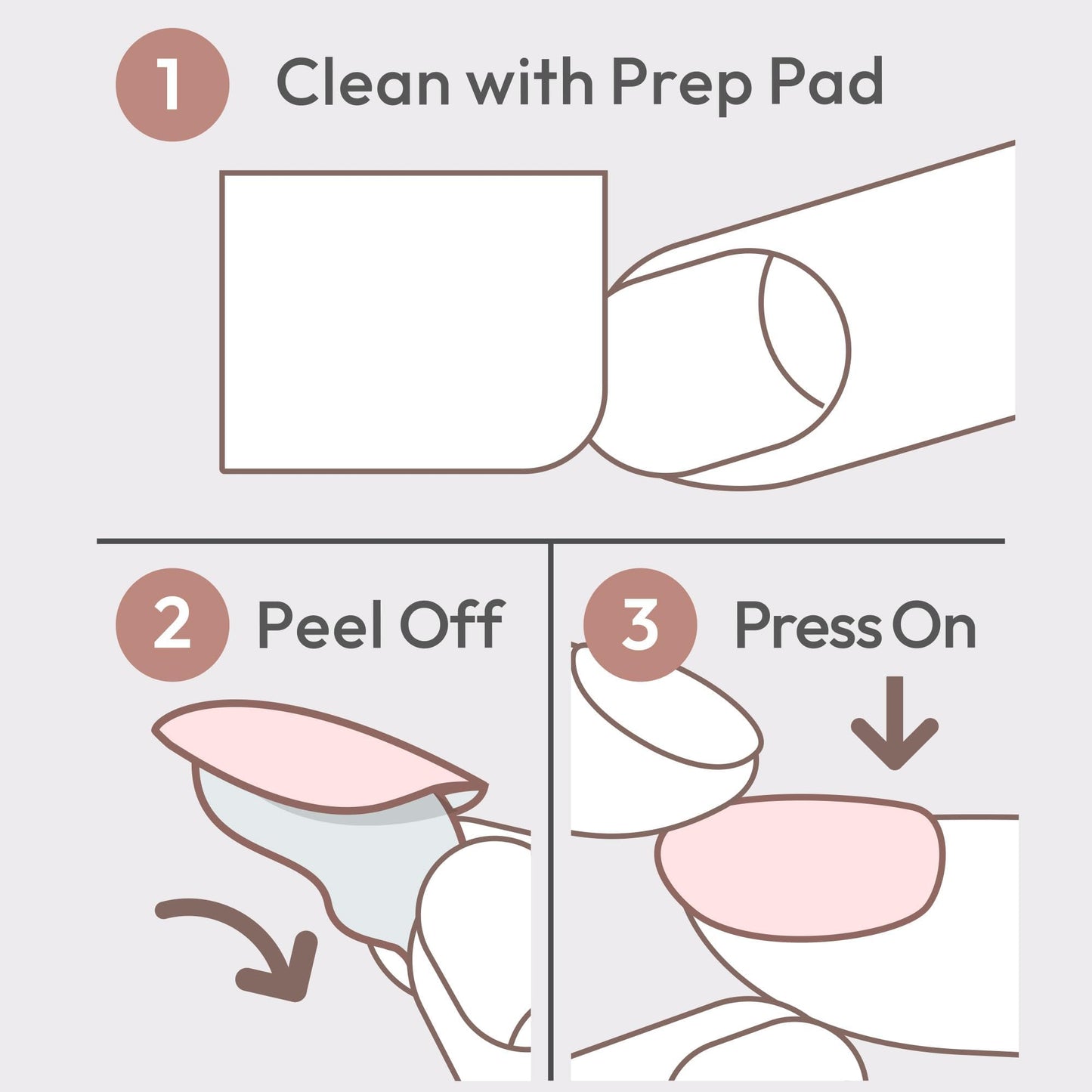 KISS Impress No Glue Mani 30 Pcs Press on Nails, Easy Apply, Hassle-Free Removal, Simple Peel & Press, Essential Tools Included, Prep Pad, Instructions Sheet, 1 Manicure Stick, 1 Mini File (So Lucky)