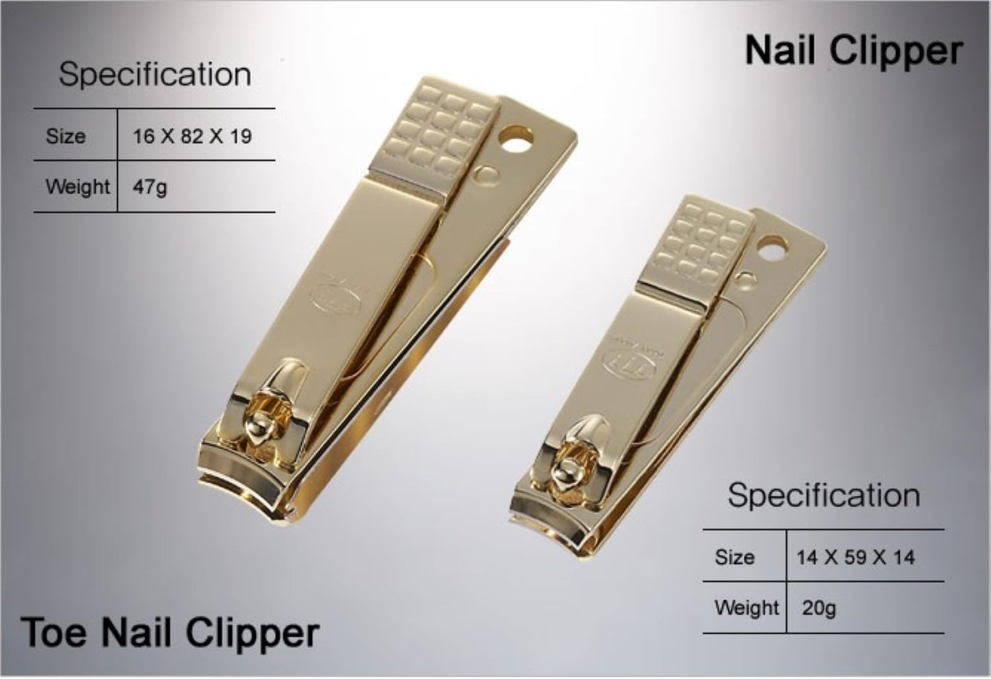 Korean Nail Clipper! World No. 1 Three Seven (777) Travel Manicure Grooming Kit Nail Clipper Set Gift Set Premium Nail Clipper Set (10 PCs), Made in Korea, Since 1975. (Gold-Red Case)