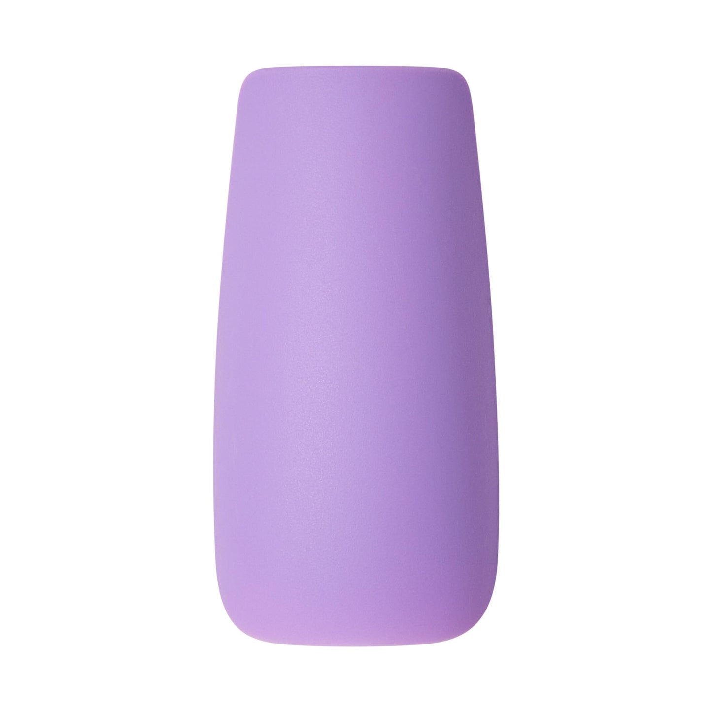 KISS Gel Fantasy Press On Nails, Save', Purple, Long Size, Square Shape, Includes 28 Fake Nails, 2g Pink Gel Nail Glue, 1 Manicure Stick, 1 Mini File (Pack of 2)