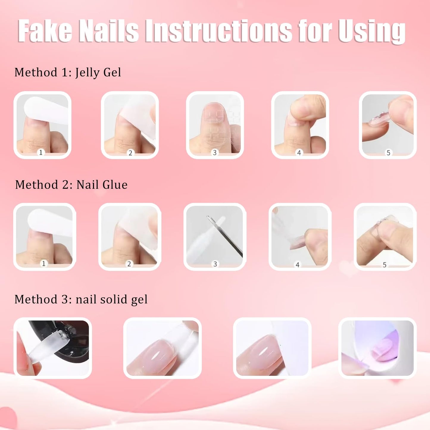 10Pcs Valentines Short Square Press on Nails Handmade Fake Nails French Red Lips Silver Skull Black Bow Design Valentine Full Cover Glue on Nails for Women（Size S）