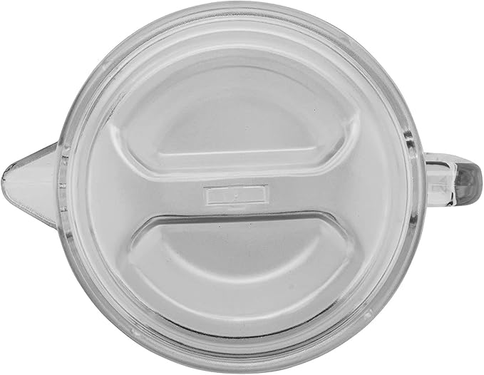G.E.T. P-3064-1-CL 64 oz. Clear Plastic Pitcher with lid, Dishwasher Safe, Break Resistant, for Indoor and Outdoor Entertaining, (Pack of 12)
