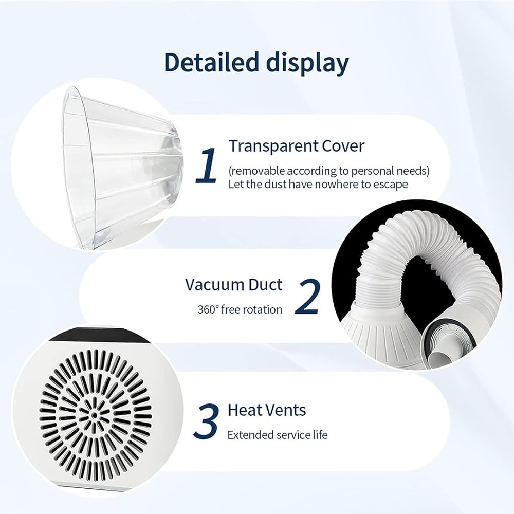 Professional 2 in 1 230W Nail Dust Collector Electric Nail Drill Machine (Vacuum Cleaner)