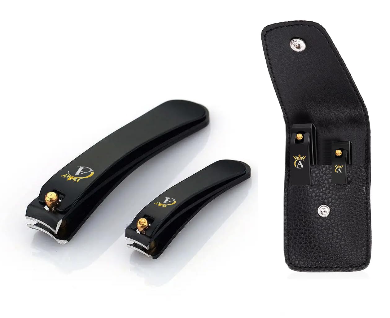 Apexay Nail Clipper Set, Ultra Sharp Stainless Steel Blades, Carefully Designed for Sensitive and Thick Fingernails and toenails, Lifetime use, Best Choice for Women and Men.