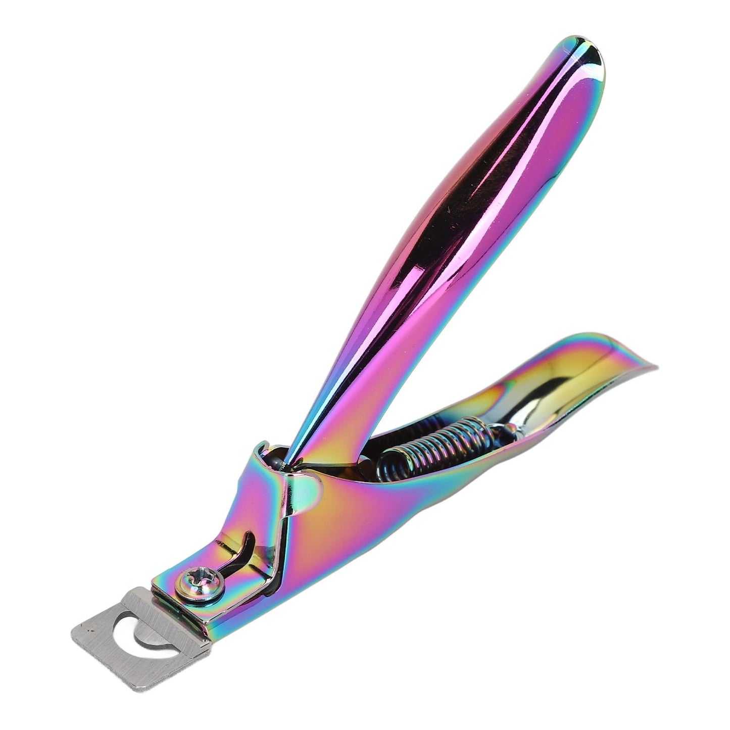 Nail Tip Cutter, U Shape Design, Stainless Steel Nail Scissors for Fake Nail Trimming, Extension Nail Shaping, French Nail DIY, Portable Groomer for Beauty Salon and Home Use.