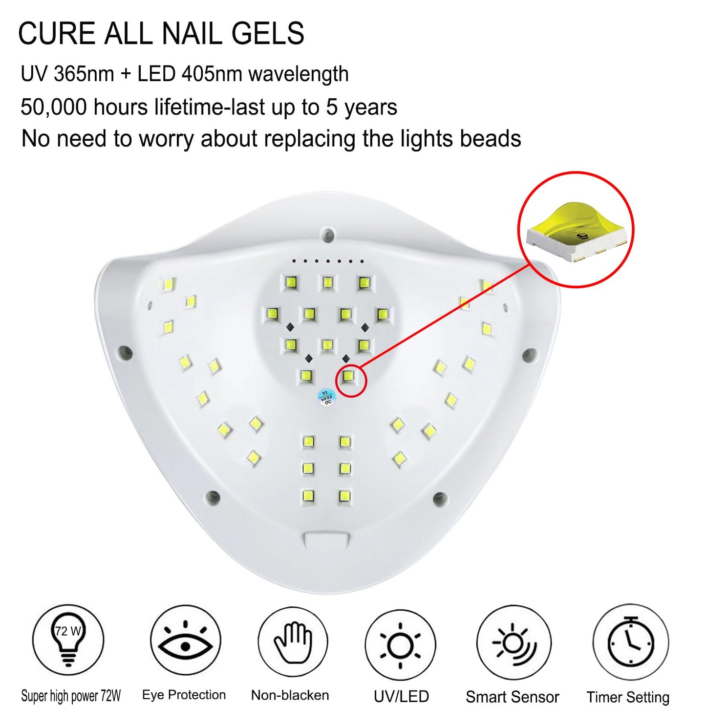 2026 Upgrad 116 PCS Portable Electric Nail Drill with 120W UV LED Nail Lamp Set,Gel Light Drill Kit,Acrylic Nails Gel Polishing Shape Tools Supplies Set,Manicure Pedicure Nail Files DIY