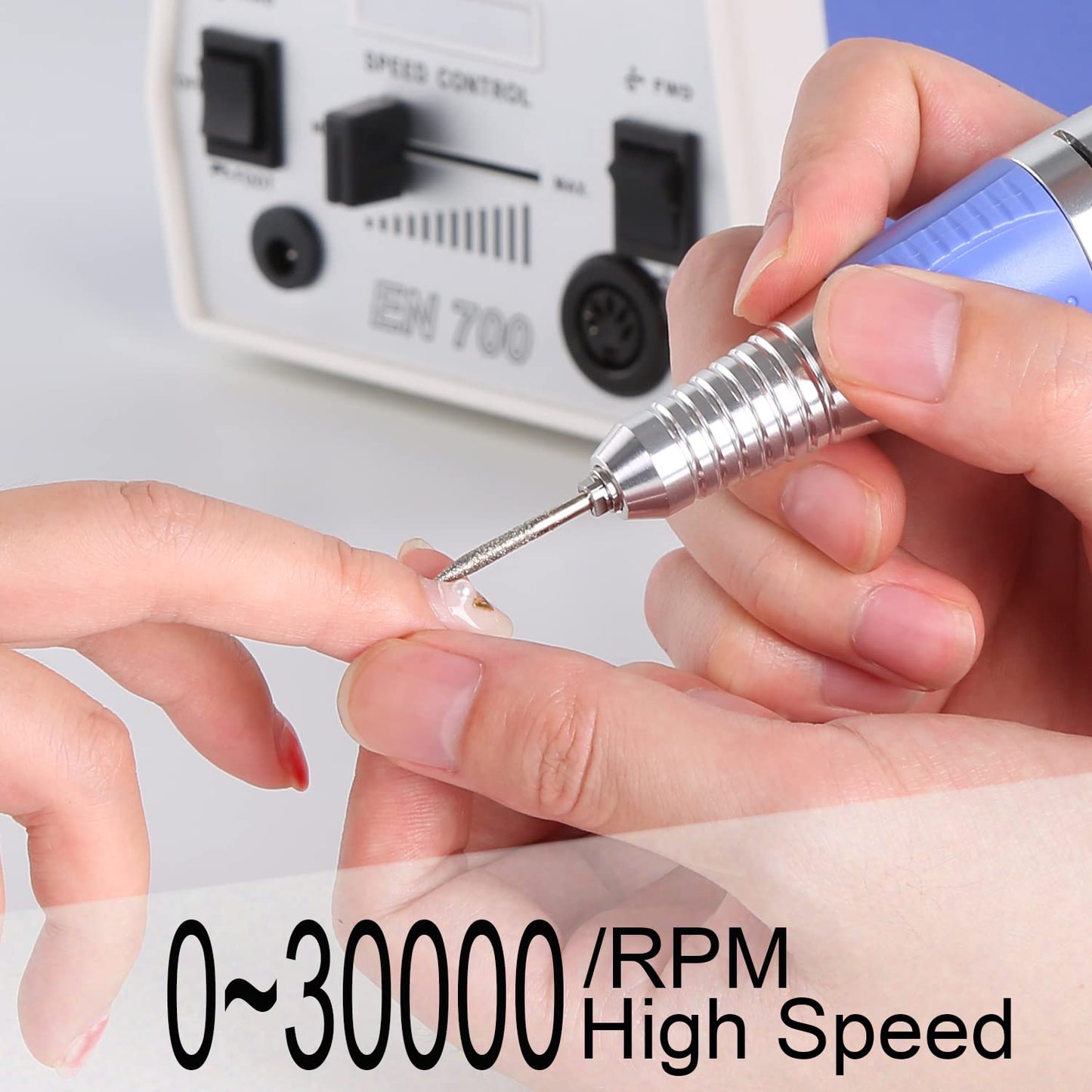 Dr.nail Nail Drill Professional 30000RPM High Speed Electric Nail Machine for Acrylic Nail Drills Nail Art Manicure Polisher Grinder Polishing Cuticle Machine Gel Nails Polisher Nail File