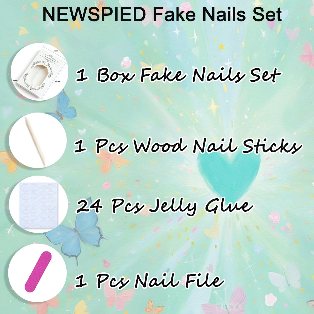 Summer Beach Press on Nails Short Almond 24Pcs Floral False Nails with 3D Ocean Seashell Turtle Starfish Design Cute Fake Nails Blue Sea Acrylic Nails Full Cover Glue on Nail for Women Spring Nail DIY