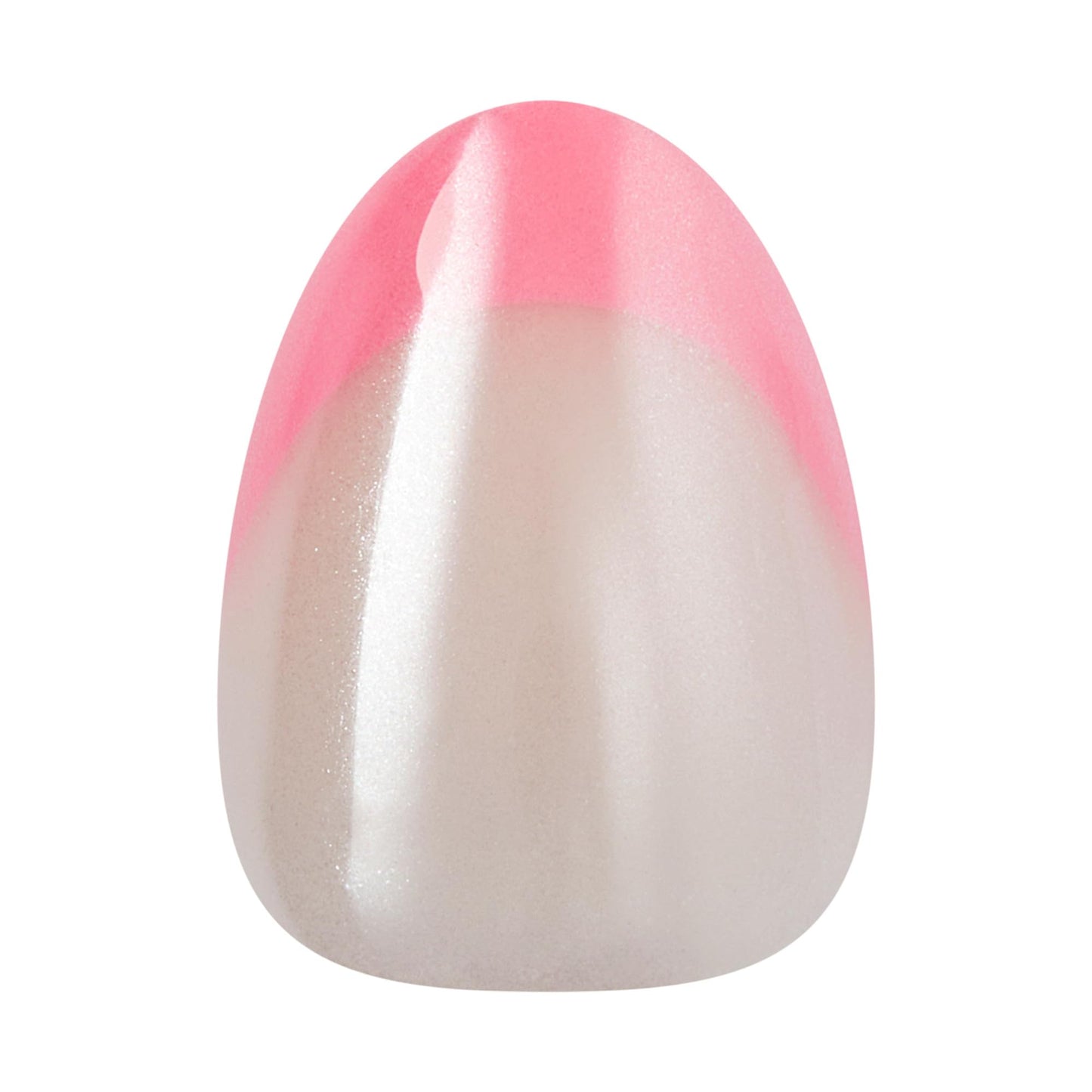 Kiss CORE, Press On Nails, Nail glue included, 'Shining Bright', Pink, Short Size, Almond Shape, Includes 32 Nails, 2g glue, 1 Manicure Stick, 1 Mini File