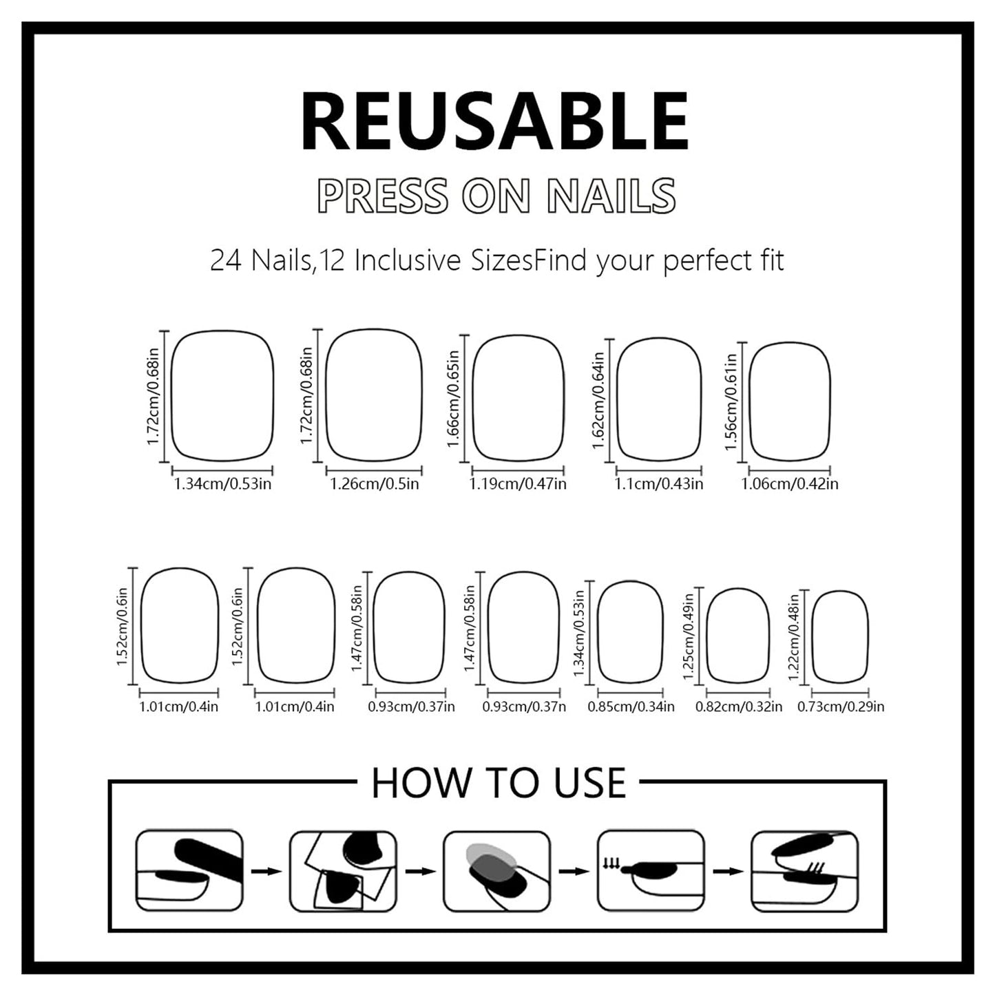 24 Pcs Short Square Press On Nails Red Fake Nails With Fruits Designs Summer False Nails Full Cover Cute Stick On Nail Glossy Reusable Acrylic Glue On Nail For Women Manicure Art