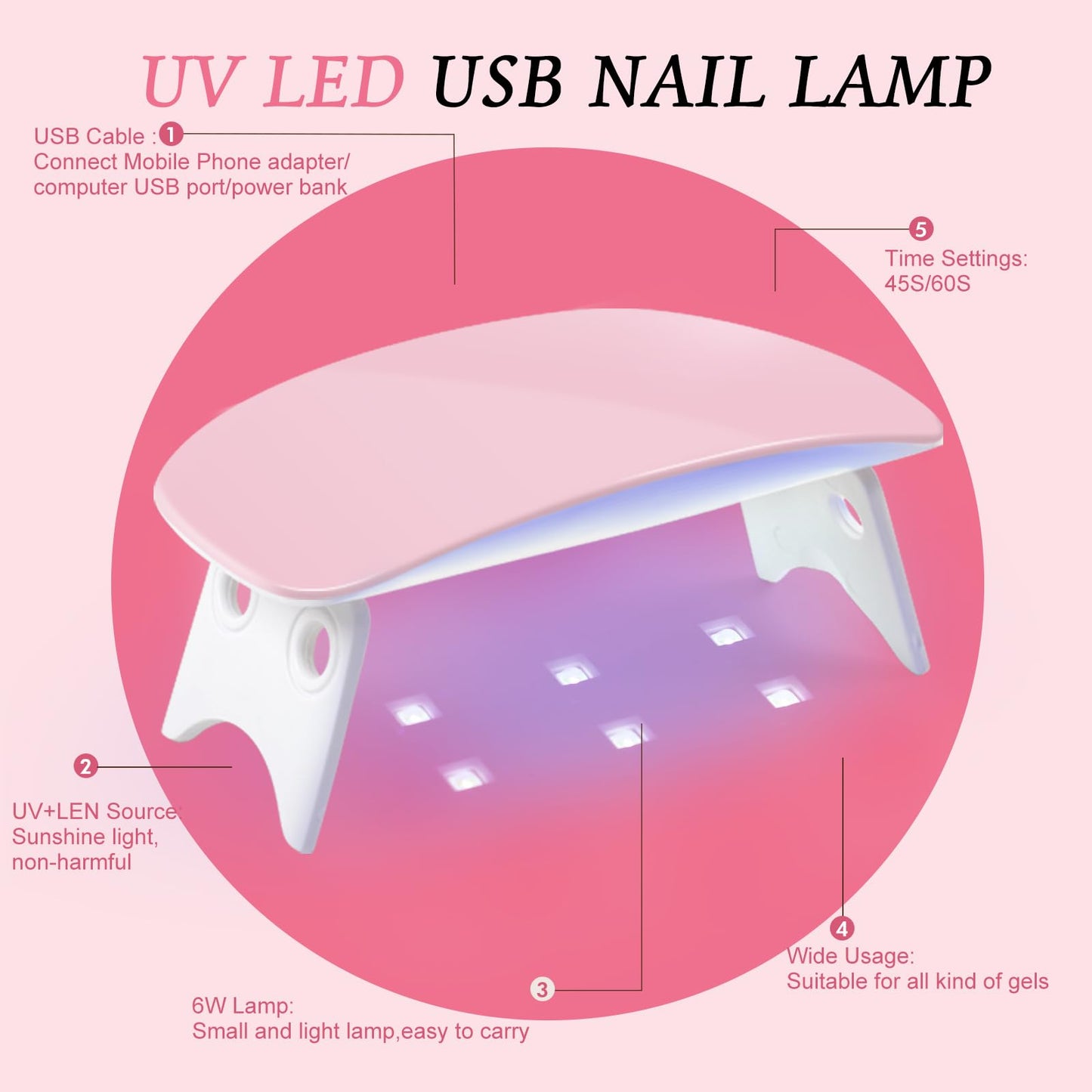 Acrylic Nail Kit for Beginners with Drill U V light, 3pc Acrylic Powder Clear/ Pink /White Set 12Pcs Glitter Powder 200Pcs Fake Tips Nail Starter Kit for Extensions DIY