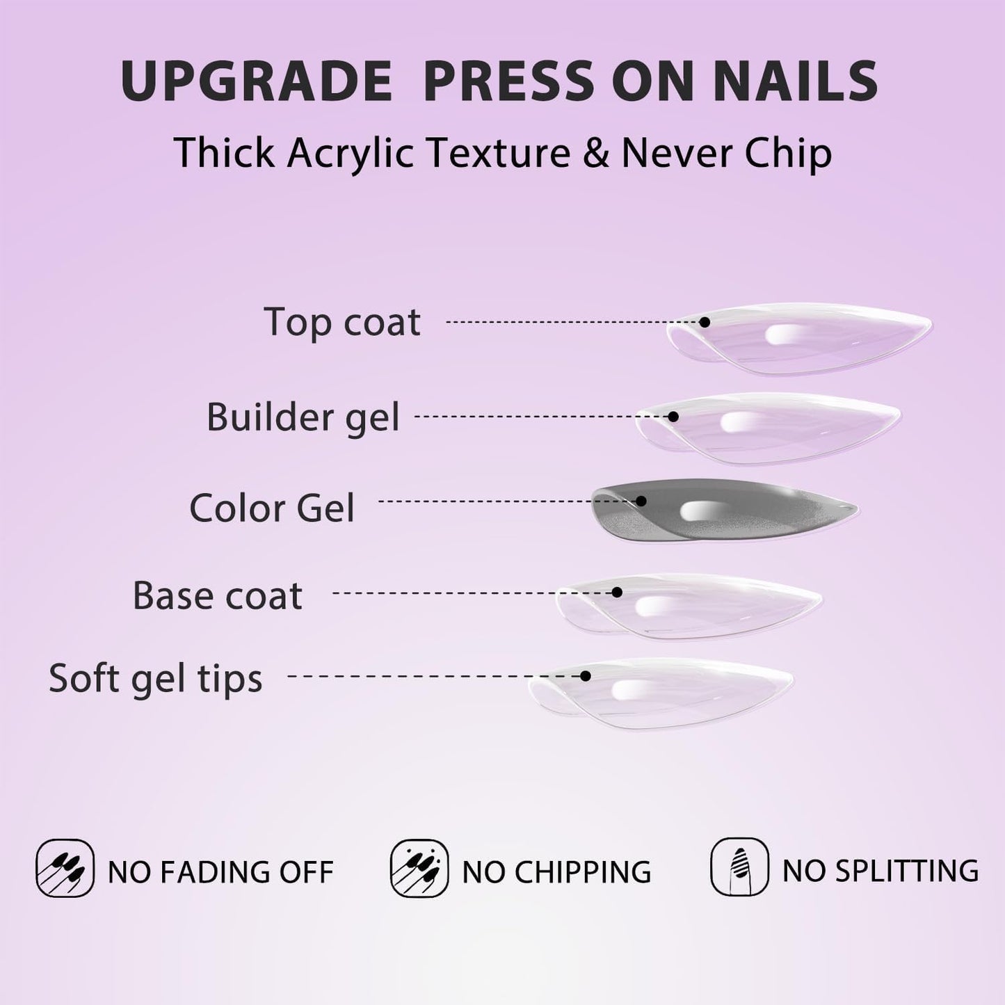 KQueenest Dusty Pink Press on Nails Short Almond - 30 Pcs Fake Nails Glue on, Thick Natural Fit Acrylic Nails, Reusable Salon Quality Stick on Nails for Women, Easy False Nails for Everyday Wear