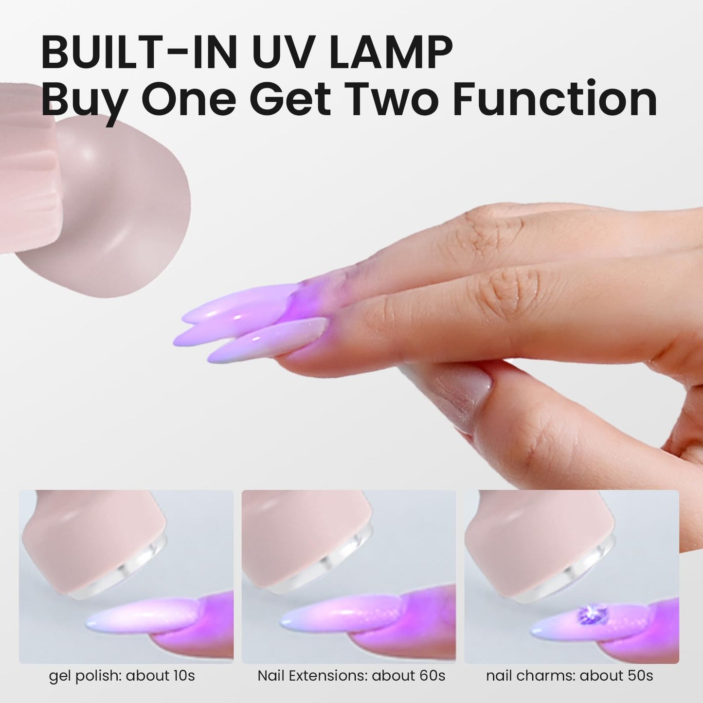 ESUOHYM Cordless Nail Drill Electric Nail File with UV Light,Portable Professional Rechargeable Electric Nail Grinder Machine for Thick Nails,Acrylic Gel Nails & Natural Nails,for Home & Travel