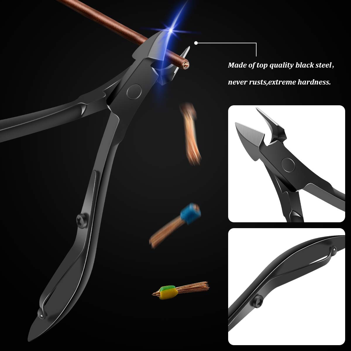 Manicure Set, ESARORA 20 In 1 Stainless Steel Professional Pedicure Kit Nail Scissors Grooming Kit with Zipper Case