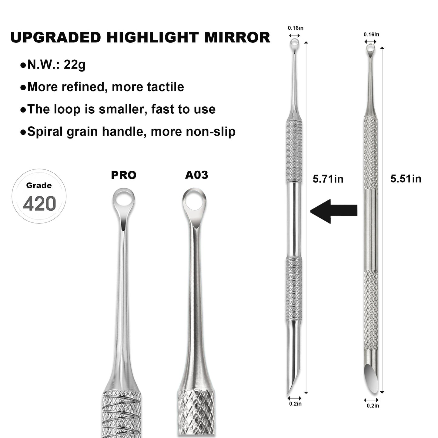 HaimiLiya Pre-treatment Cuticle Pusher, Russian Prep Nail Pushers, Dual Ended Cuticle Remover with 100/180 Grit Sandpaper Sheets, Nail Care for Manicure Pedicure Nail Art