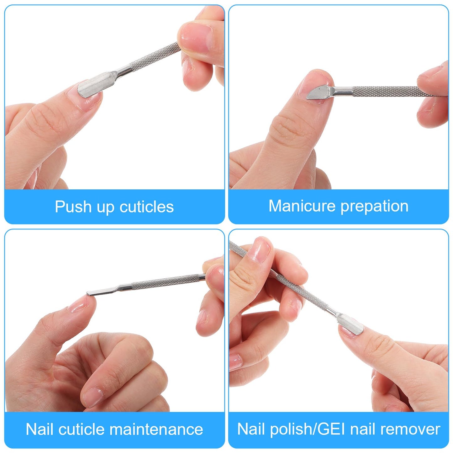 COMNICO 12 Pcs Professional Cuticle Trimmer, Stainless Steel Cuticle Nippers Professional Heavy Duty Pedicure Manicure Nail Care Tool Durable Dead Skin Clipper for Fingernails and Toenails