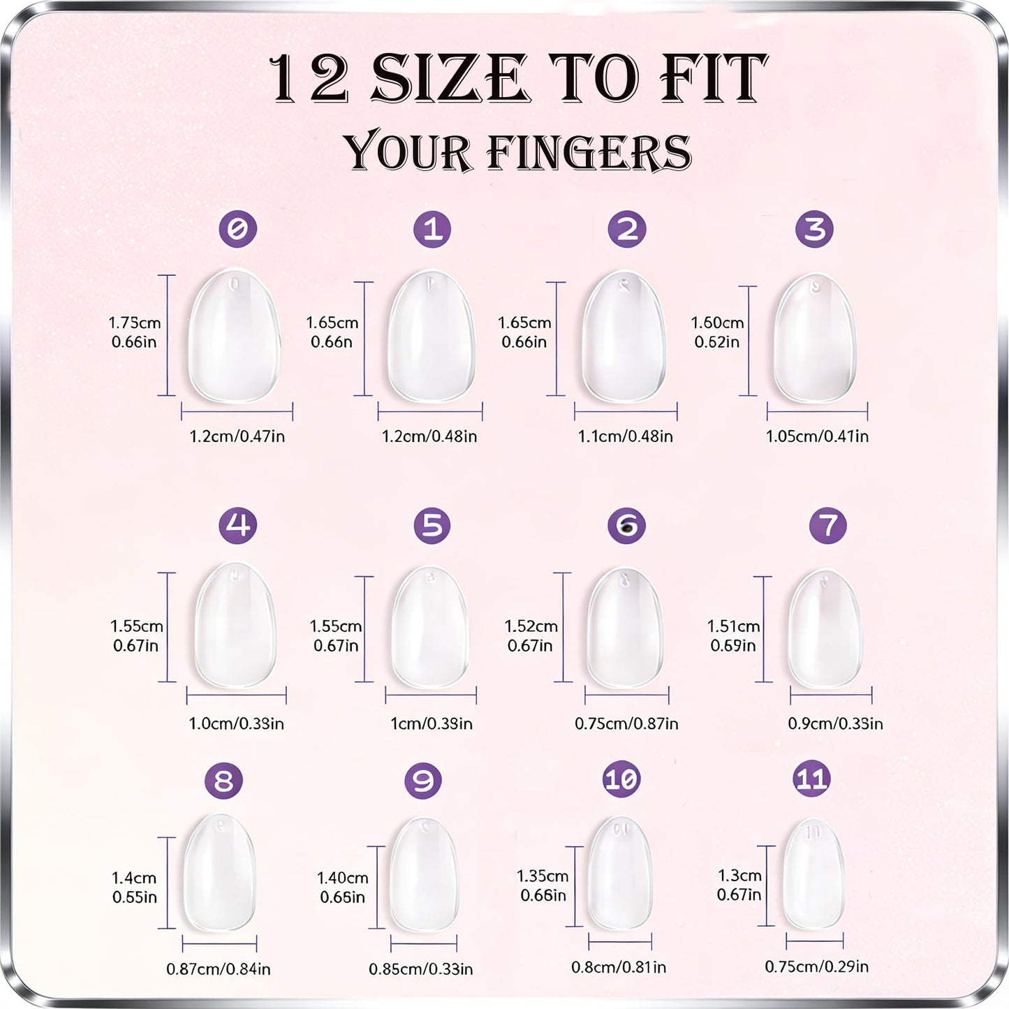 OPkssnails Short Kid Nail Tips,360Pcs Almond Soft Gel Nail Tips Pre-Shaped Press On Nails For Kids,Clear Acrylic Half Matte Full Cover Fake Nail For Kids DIY Extension & Salon Use12 Sizes