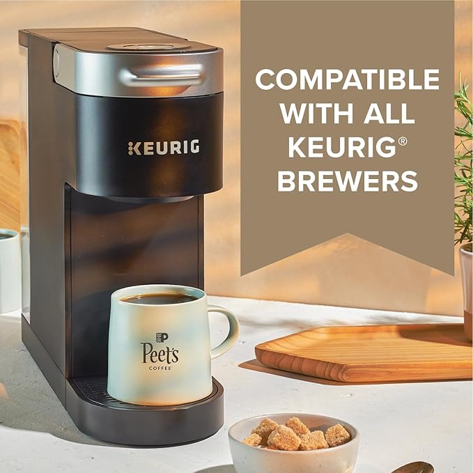 Peet's Coffee, USDA Organic Dark Roast Keurig K-Cup Pods, 100% Arabica Coffee - Alma de la Tierra 60 Count (6 Boxes of 10 Pods)