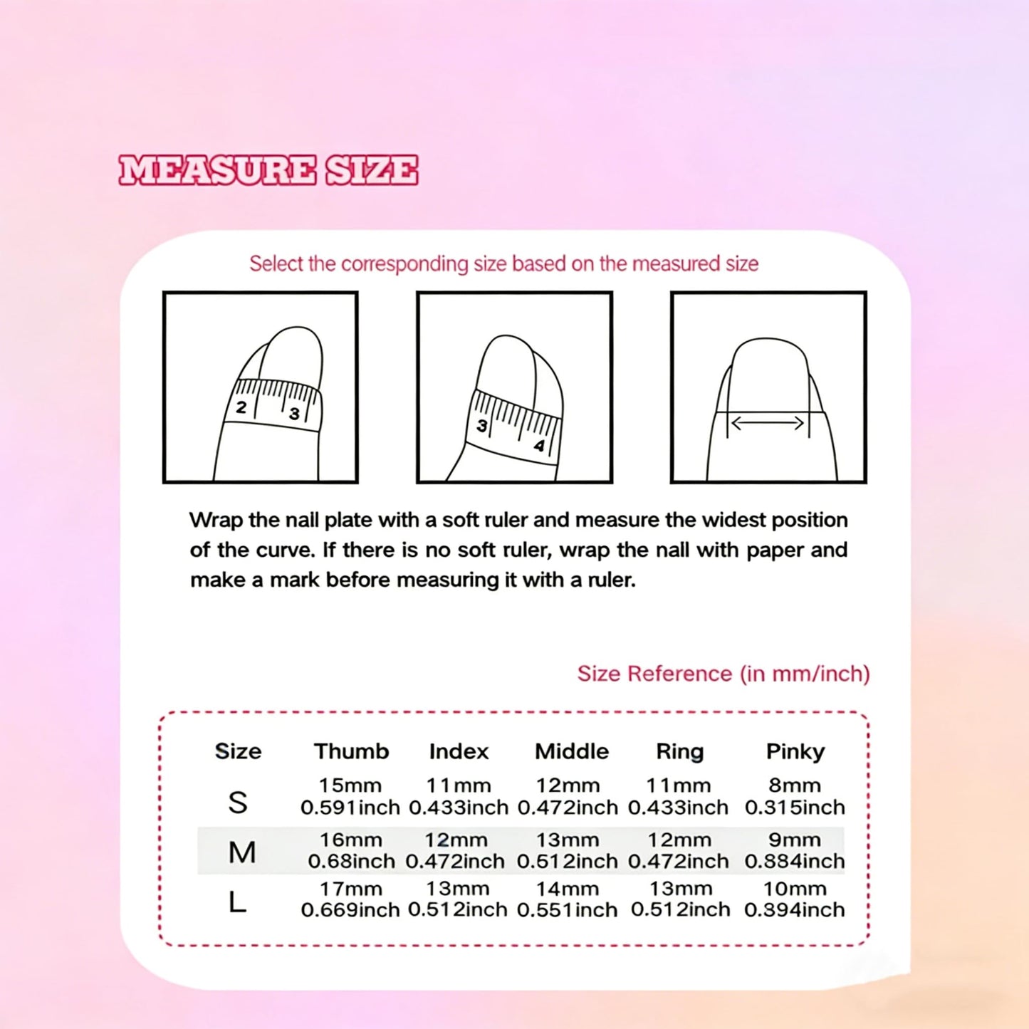 Luxury 3D Flower Short Square Press on Nails Handmade Fake Nails with Floral & Bow Art Design Stripe French Tip False Nails Muti-Layer Gel Handmade Thicked Acrylic Stick on Nail for Women (M)