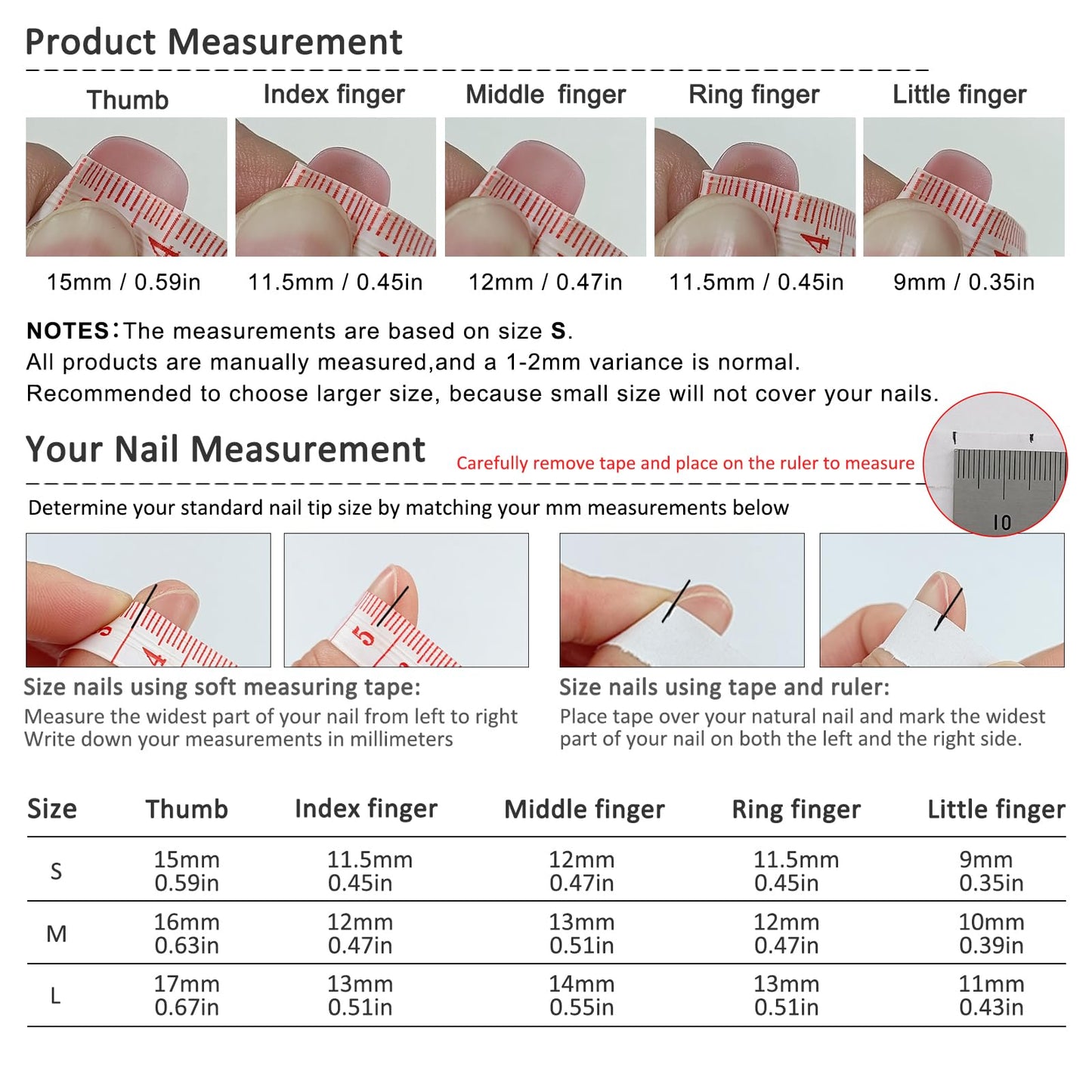 TENPAL Sheer Handmade French Tips Press on Nails Long Square 3D Embossed White Tip Nude Pink Fake Nails for Parties Daily Modern Minimalist Glossy False Nails for Women Gifts 10pcs(S)