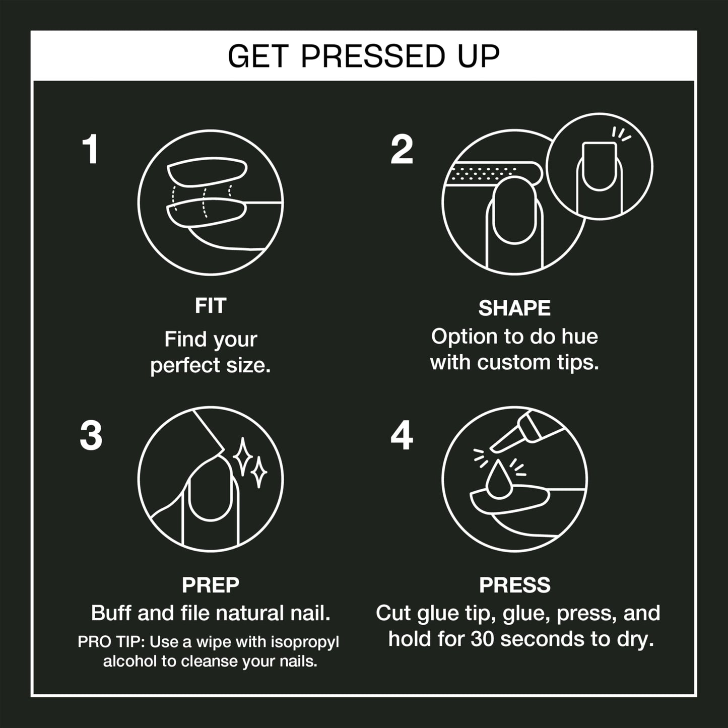 OPI On Point Little Black Onyx Dress | Short Squoval Black Matte with Accent Glitter Nail Art Press On Nails | 30 Count with Nail Glue | Long Lasting, Reusable, Non-damaging