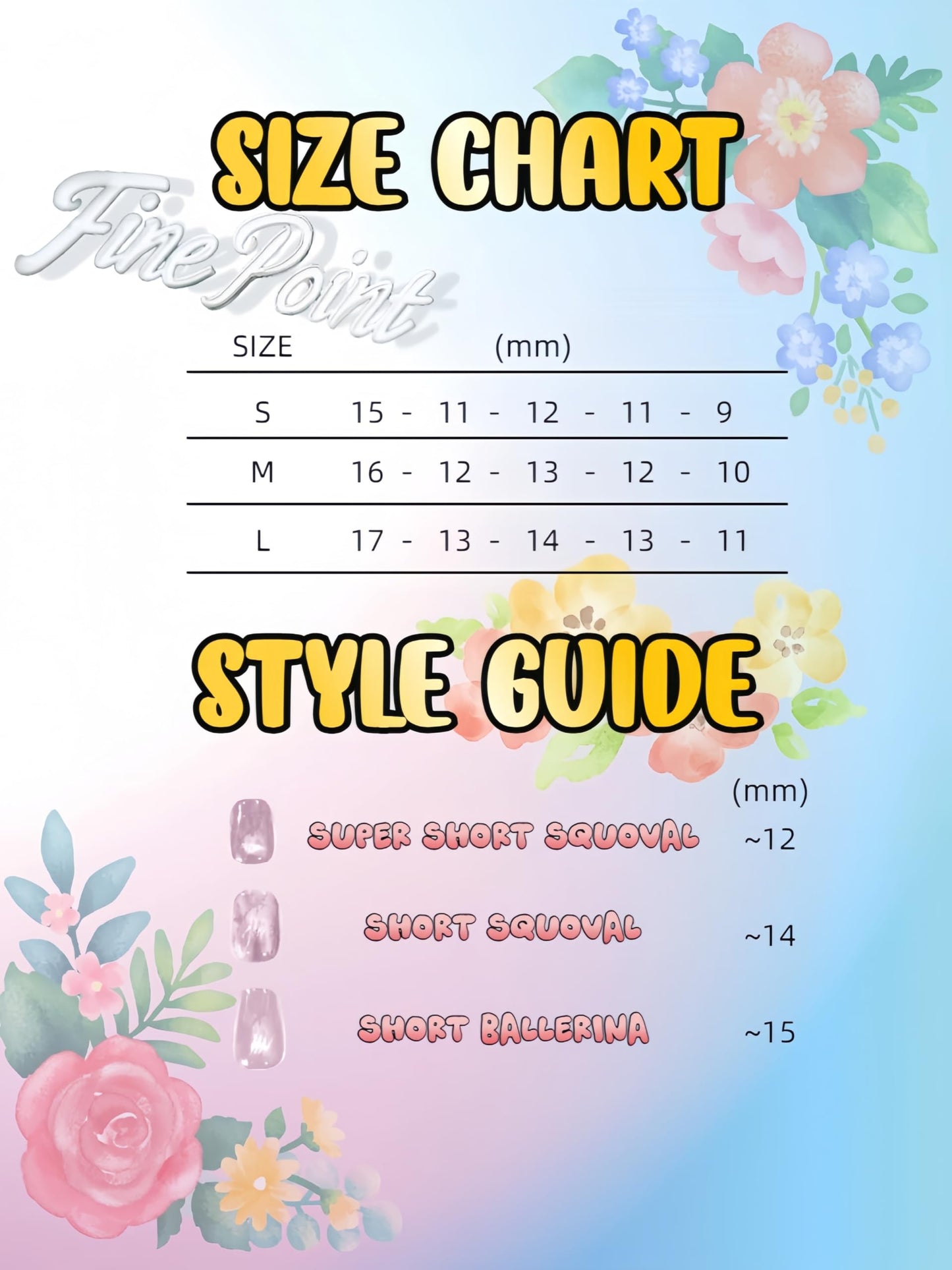 Fine Point Handmade Holiday Snowflake Pearl Press On Nails – 10 Piece Nude Pink Ombre Short Squavol False Nails with 3D Pearls, Christmas Tree & Gold Accents, Acrylic Nails, Festive (Size Large)