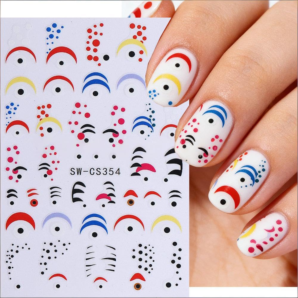 Ocean Fish Starfish Nail Art Stickers Shell Goldfish Nail Art Decals 6Sheets Self-Adhesive Coconut Strawberry Lemon Stickers for Women Summer Ocean Fruit Nail Decorations Nail Art Supplies