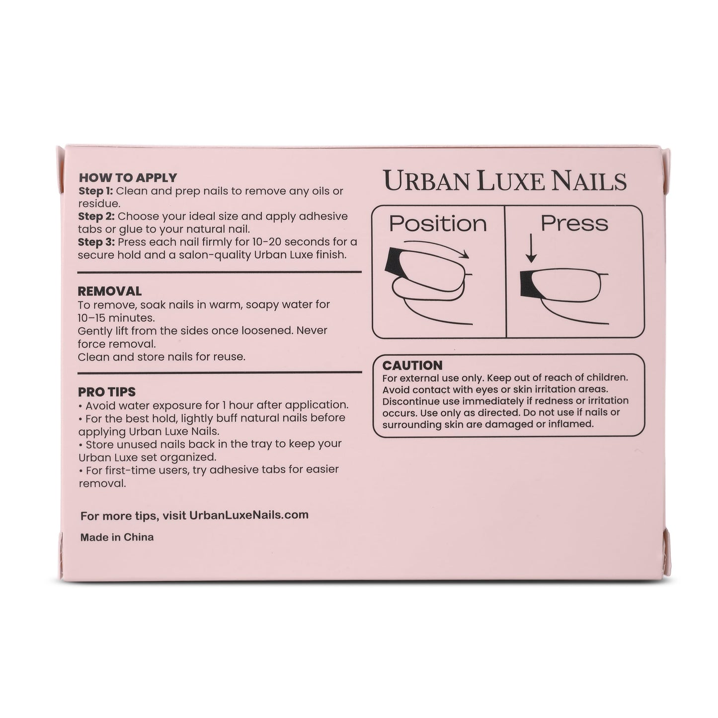 Urban Luxe Nails Premium Press On Nails - Short French Tip Press On Nails with Salon-Quality Finish, 32-Piece Reusable Set with Adhesive Tabs, Includes Jelly Glue for Nails & Prep Tools