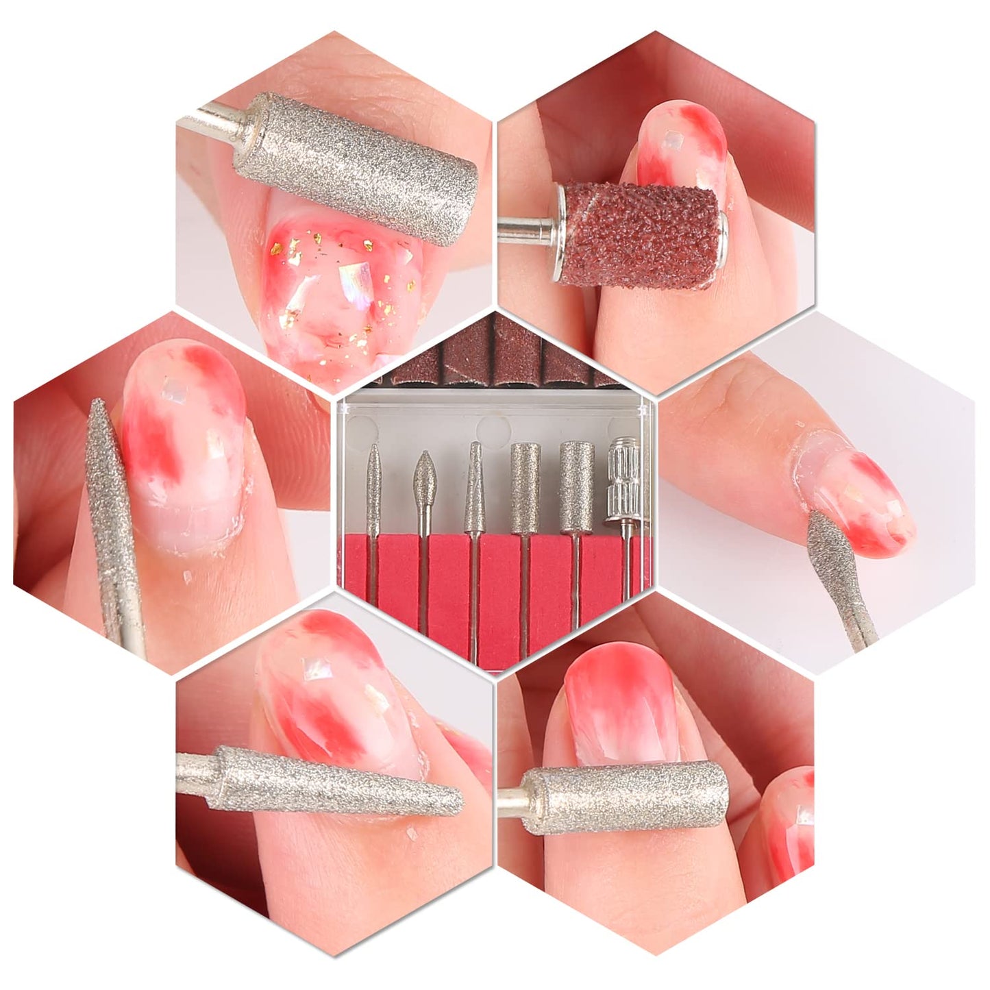 Dr.nail Nail Drill Professional 30000RPM High Speed Electric Nail Machine for Acrylic Nail Drills Nail Art Manicure Polisher Grinder Polishing Cuticle Machine Gel Nails Polisher Nail File