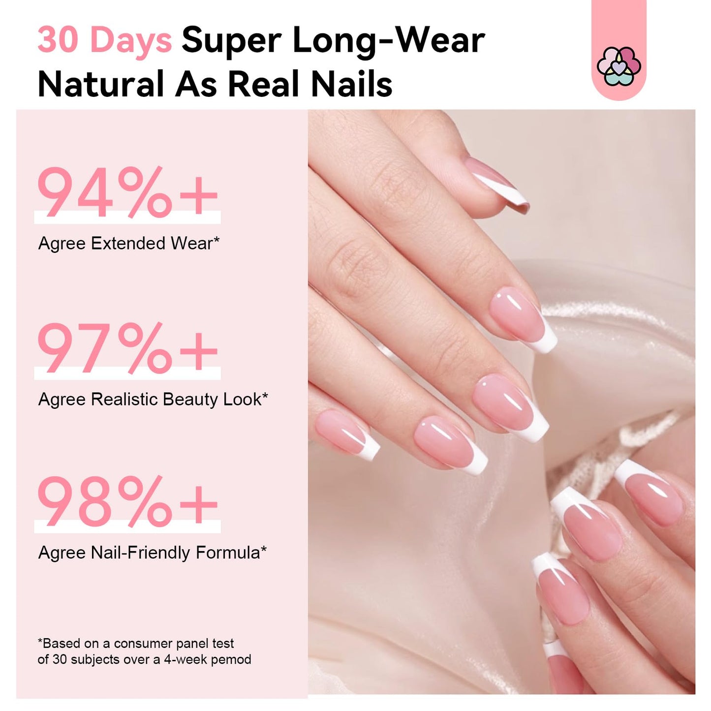 SAVILAND Gel Nail X Kit with Everything: 16 Sizes French Tips Press On Nail Kit with Drill Coffin Tips Soft Gel Fake Nails with Solid Glue Gels U V Lamp Gels Glue French Tip Tool Home
