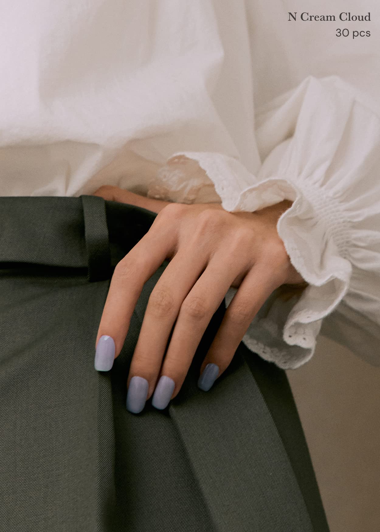 ohora Semi Cured Gel Nail Set of 3 (N Cream Leaf & N Cream Cloud & N Brick) - Professional Salon-Quality Nail Care