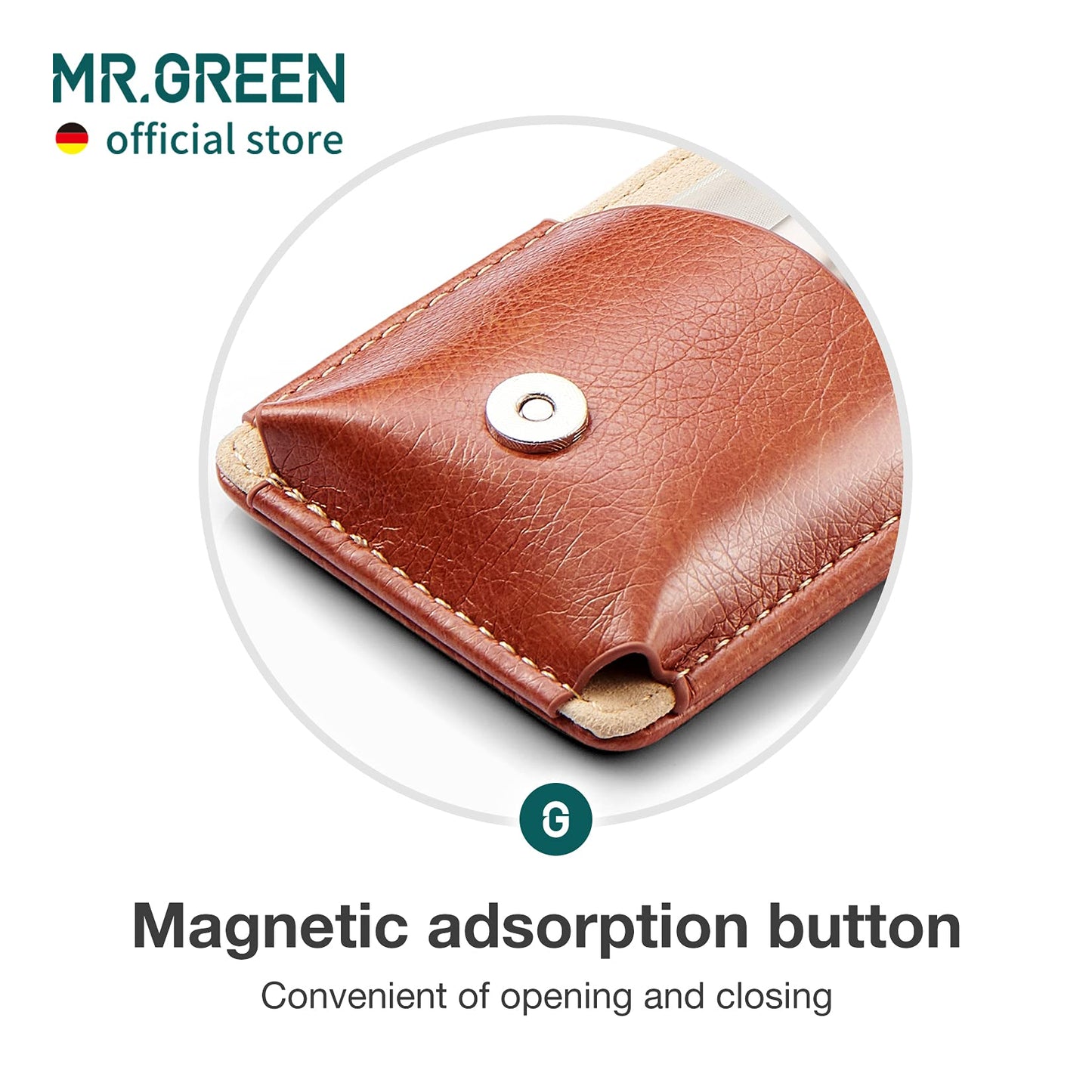 MR.GREEN Portable Manicure Sets Pedicure kits Stainless Steel Nail Clippers Tool Travel Grooming Case Nail Scissors Gift Box (Mr-6102)