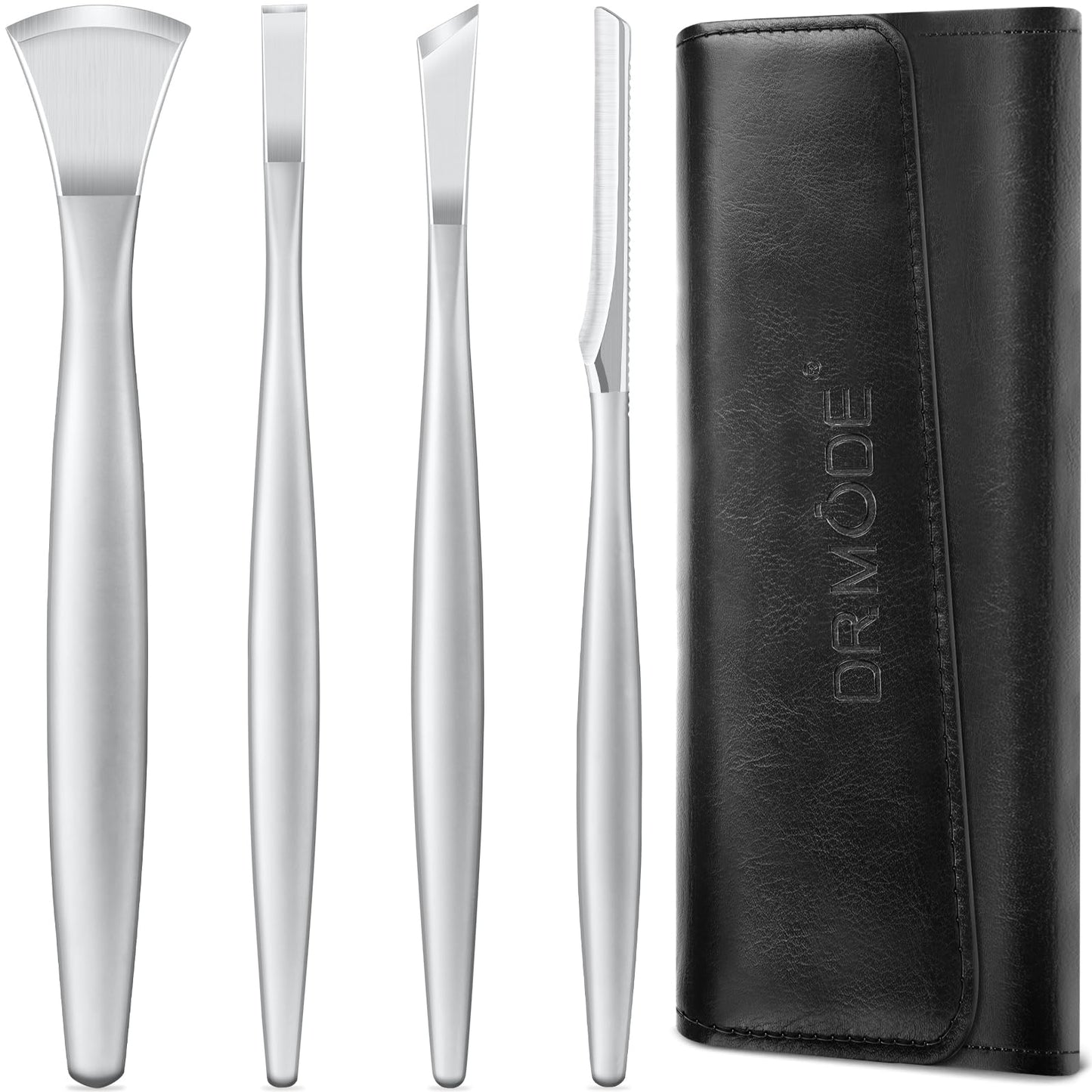 Professional Pedicure Tools for Feet, 4PCS Pedicure Knife Sets, Ingrown Toenail Removal Kit, Stainless Steel Corn Removers, Foot Scraper, Callus Shaver, Calloused Feet Remover Tool