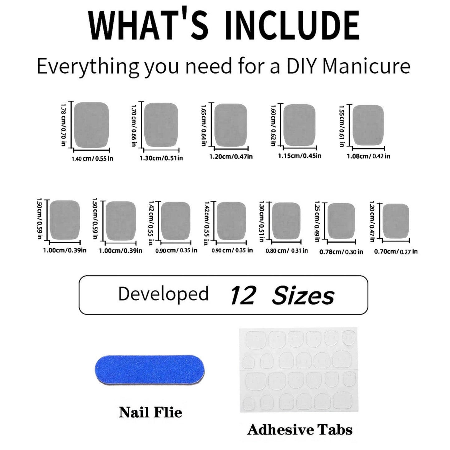 octoswave Press on Nails Short Square Fake Nails DIY3D Artificial Nail Bow Sparkly Rhinestones Charm Stick on Nail for Women 24pcs