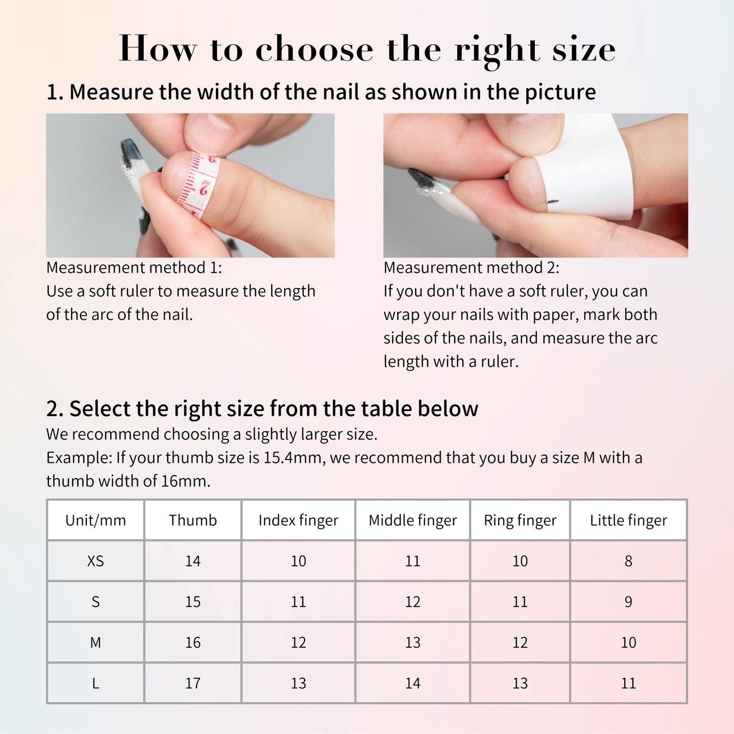 Sun&Beam Nails Handmade Press On Short Coffin Pink Metallic Design Charming Cute False Nail Tips 10 Pcs (#101 M)
