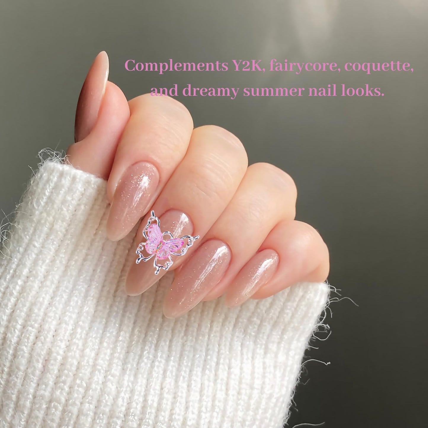 Press On Nails Packaging Kit and Nail Charms Bundle