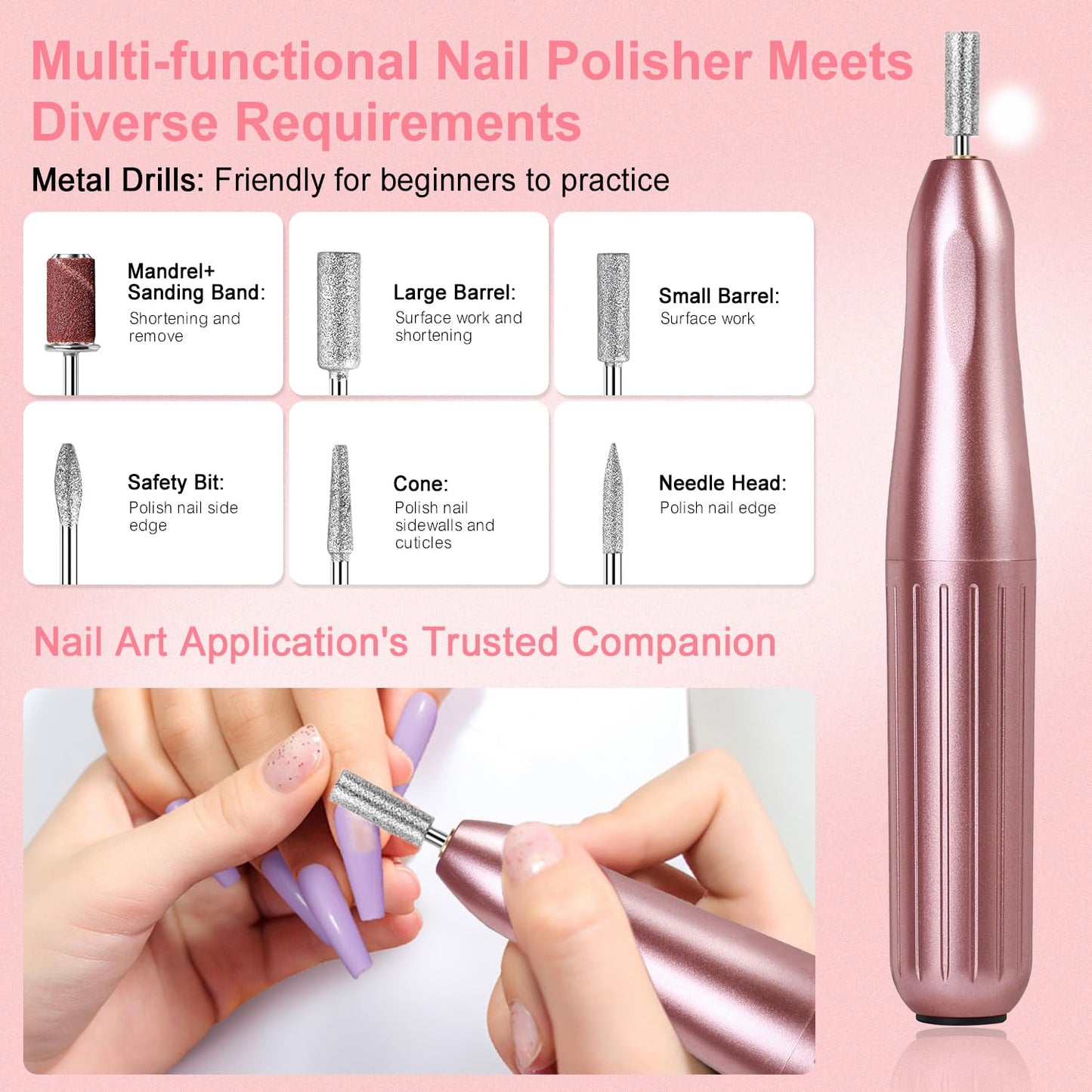 Acrylic Nail Kit for beginners with Everything- acrylic nail kit with drill lamp Acrylic Powder Glitter False Tips Starter Kit - Full Nail Supplies for Nail Extensions