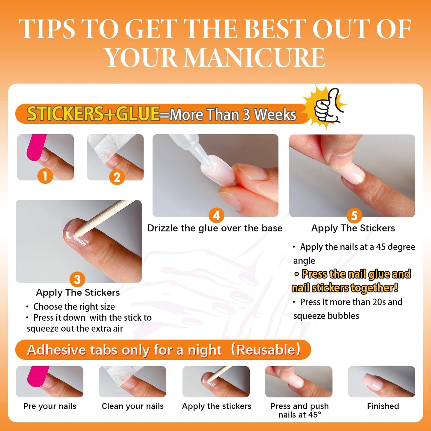 KQueenest Light Pink Press on Nails Short Medium Square&Light Pink Press on Nails Medium Almond For Beach Party Daily Decoration in 78 PCS
