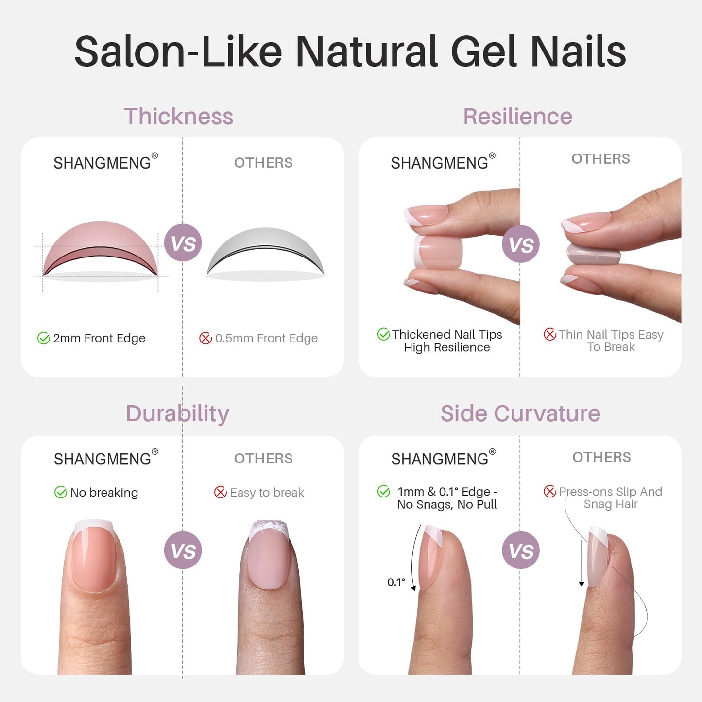 Tortoise Shell Press on Nails Short - SHANGMENG Soft Gel Oval Press on Nails for Women, Seamless Fit & Glossy Glue on Nails 16 Sizes - 32 Reusable Fake Nails Kit with Glue, Amber Memory