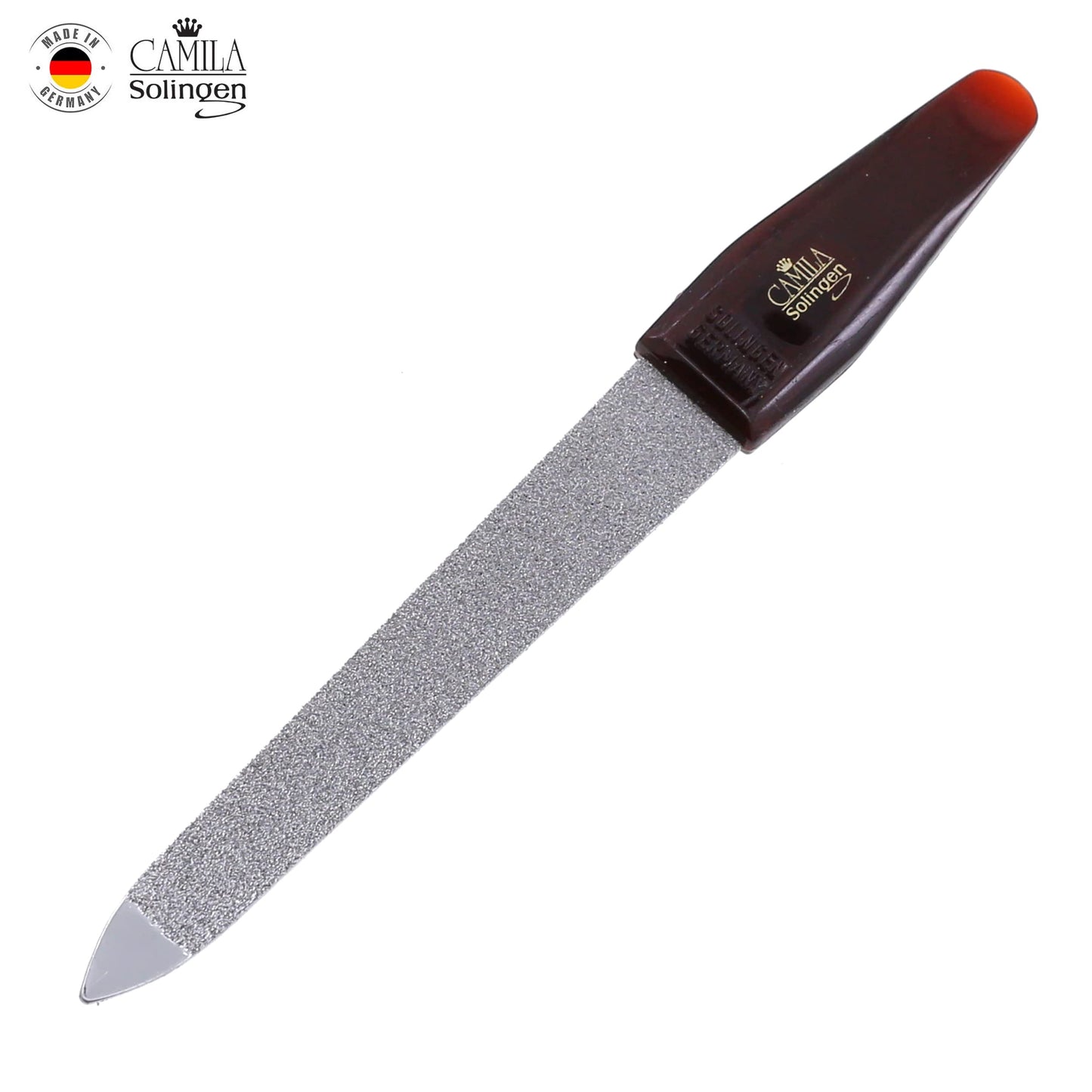Camila Solingen CSK2 Pedicure and Manicure Set with Nail File, Cuticle Trimmer and Tweezers for Perfect Cuticle Care and for Nose and Eyebrow Hair Cutter, Perfect Pedicure Tools and Skin Tag Remover