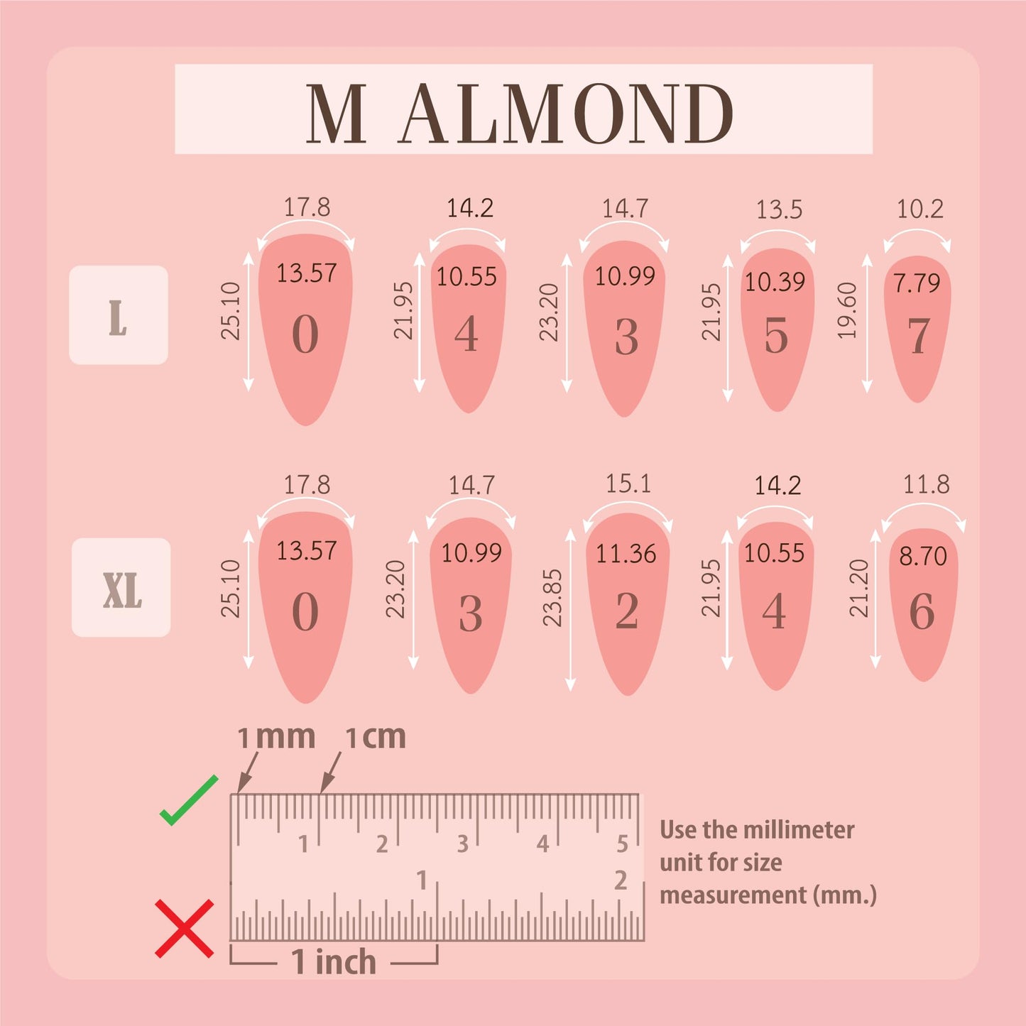 Azilaz Press On Nails, Handmade Medium Almond Shaped, Lolita Sweety,Pink and Purple Glitter with Rhinestones, Lolita Y2K Style, 10-Piece Set(Medium)