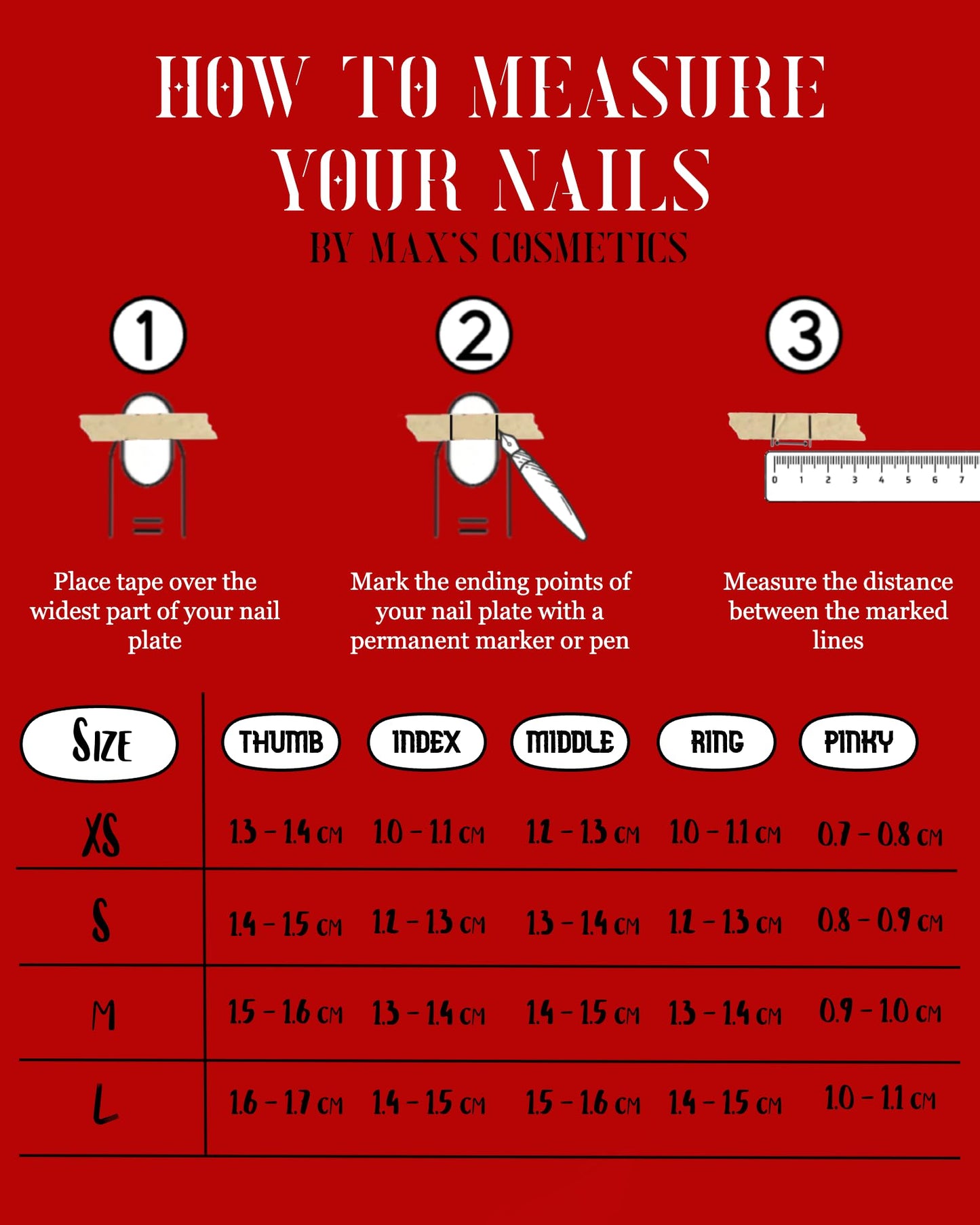 Max’s Press-On Nails, French Tip Collection | 30-Piece Nail Kit including both Nail Glue & Adhesive Tabs (Square Vintage White, Small)