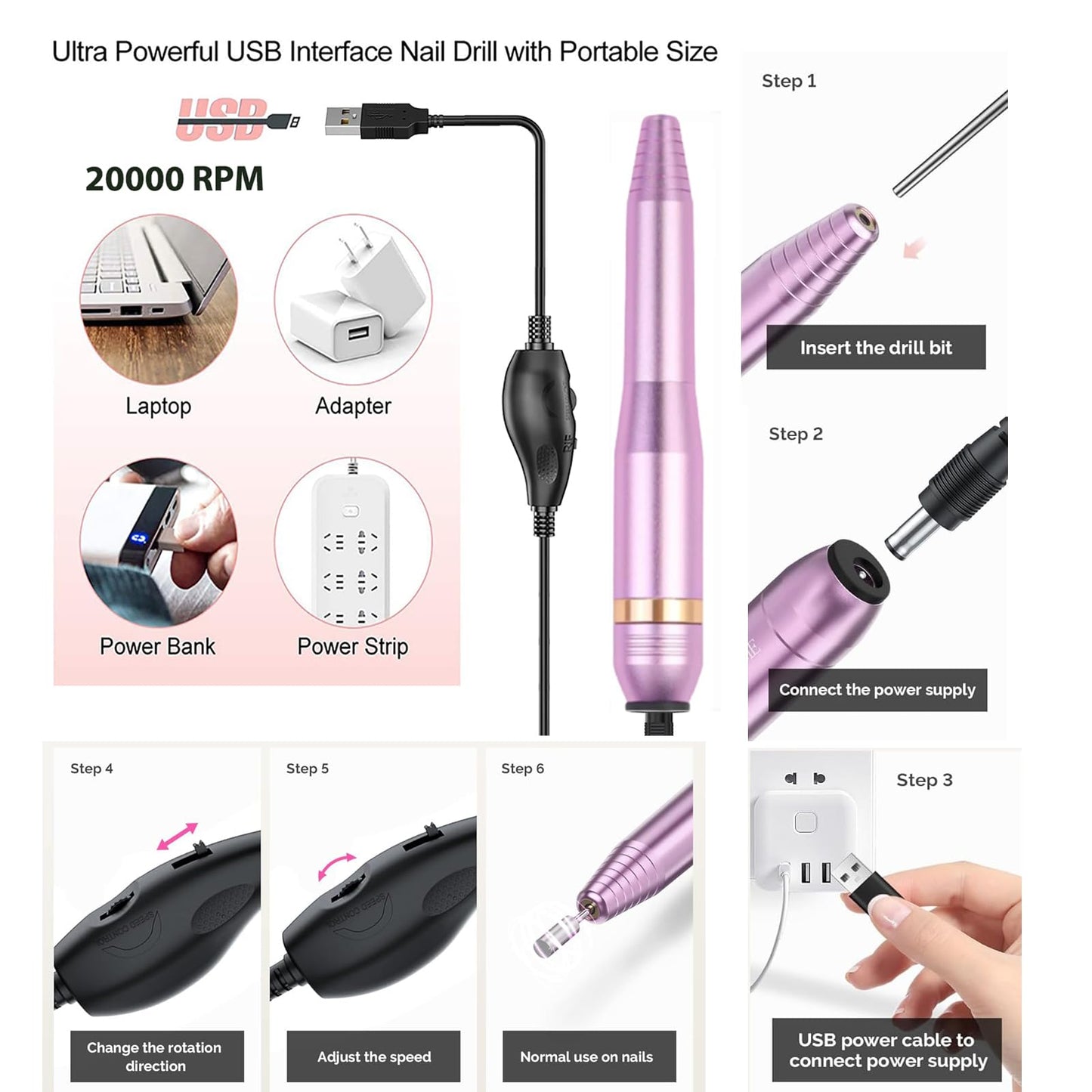 MeiBoes Gel Nail Polish Kit with 48W UV Lamp, 22pcs nail polish with Base Coat and Top coat, 6 Colors Extension Poly Nail Gel set，Nail Drill & More,Professional Manicure Tool for Home DIY Salon