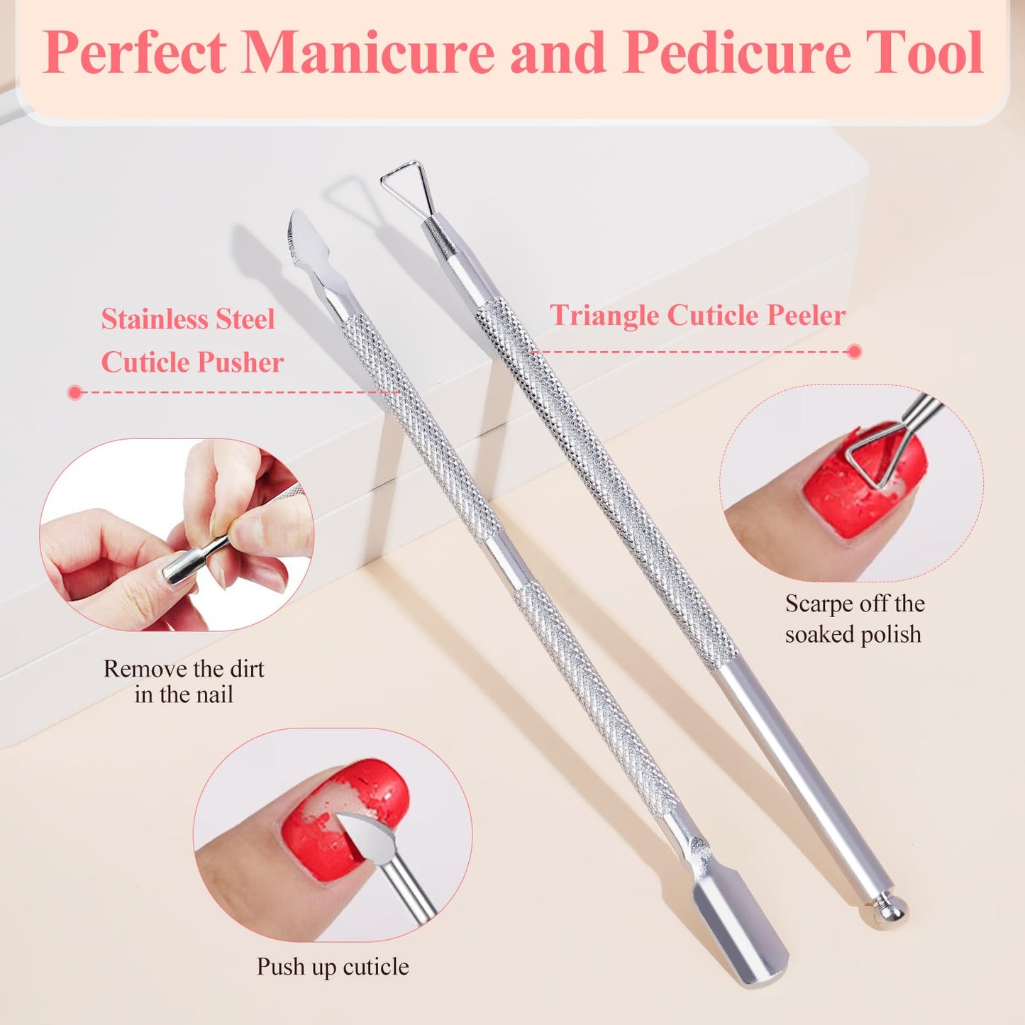 Toe Nail Soaking Bowl for Remover: Soak Off Gel Polish Nail Remover Kit - Acetone Bowl for Nails Dip Powder Removal - Manicure Nail Soak Off Bowl for Nail Art (White)