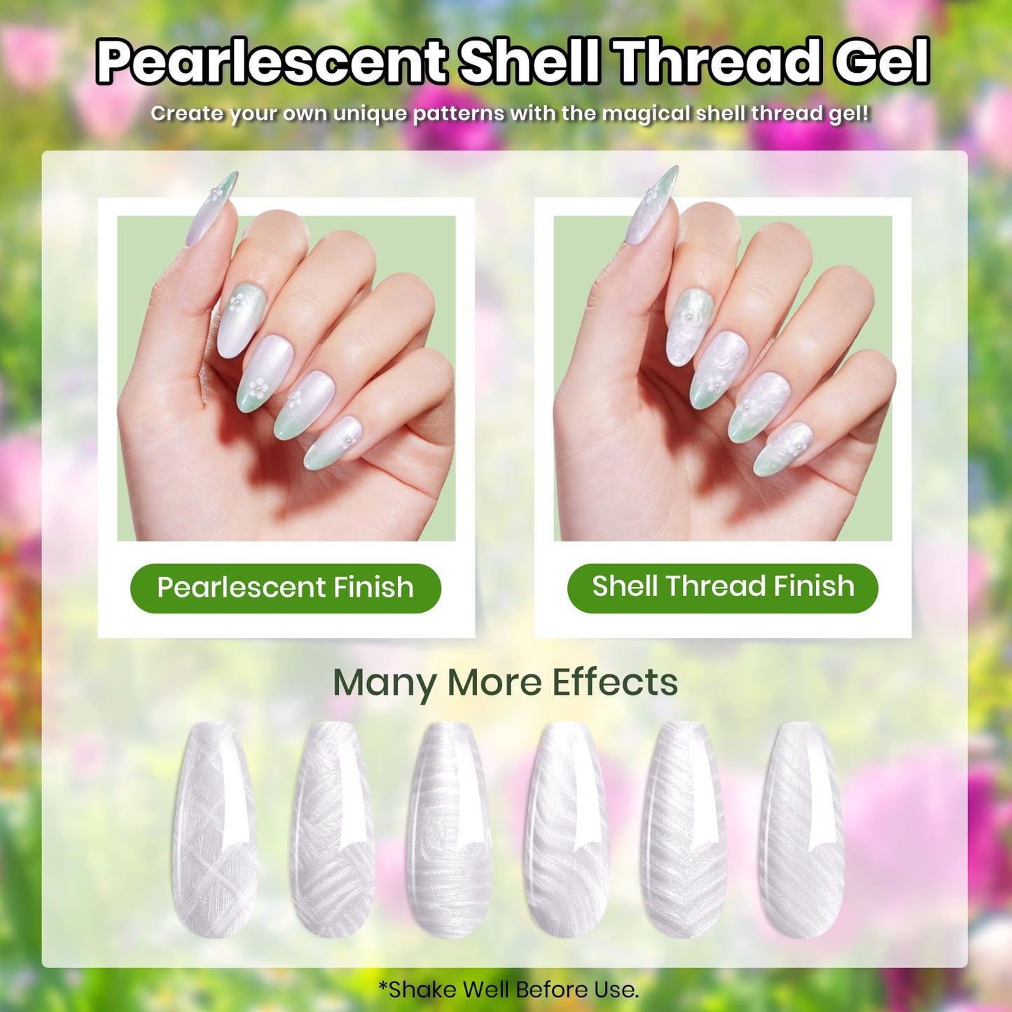 beetles Gel Nail Polish Set 20 Colors Pastel Gel Polish with Glossy&Matte Top Coat Base Coat, Pink Purple Blue Green White Trendy Color Glitter Uv Embrace Nature Gift for Women & Girls