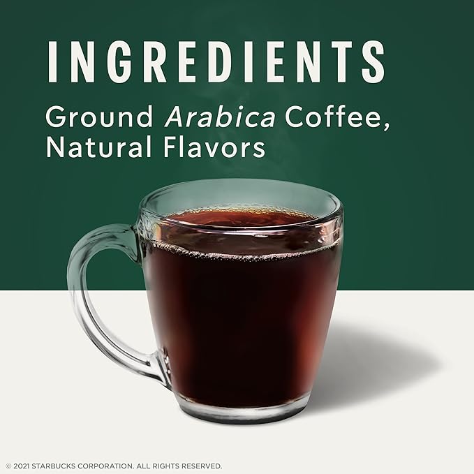 Starbucks K-Cup Coffee Pods, Flavored Hot or Iced Coffee, Vanilla, 60 Keurig Pods