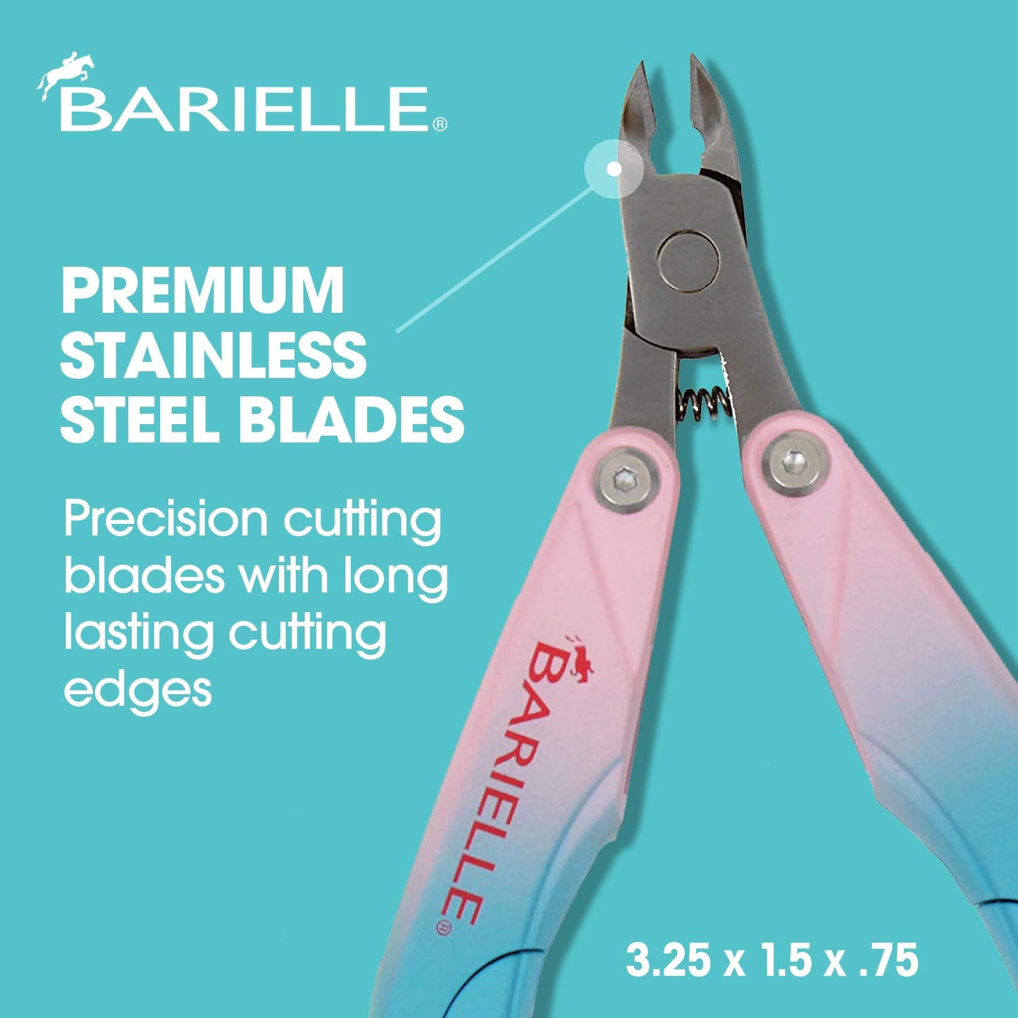 Barielle Clever Collapsing Cuticle Nipper - A Unique Professional Cuticle Pusher, Cuticle Cutter & Cuticle Clippers Multitool